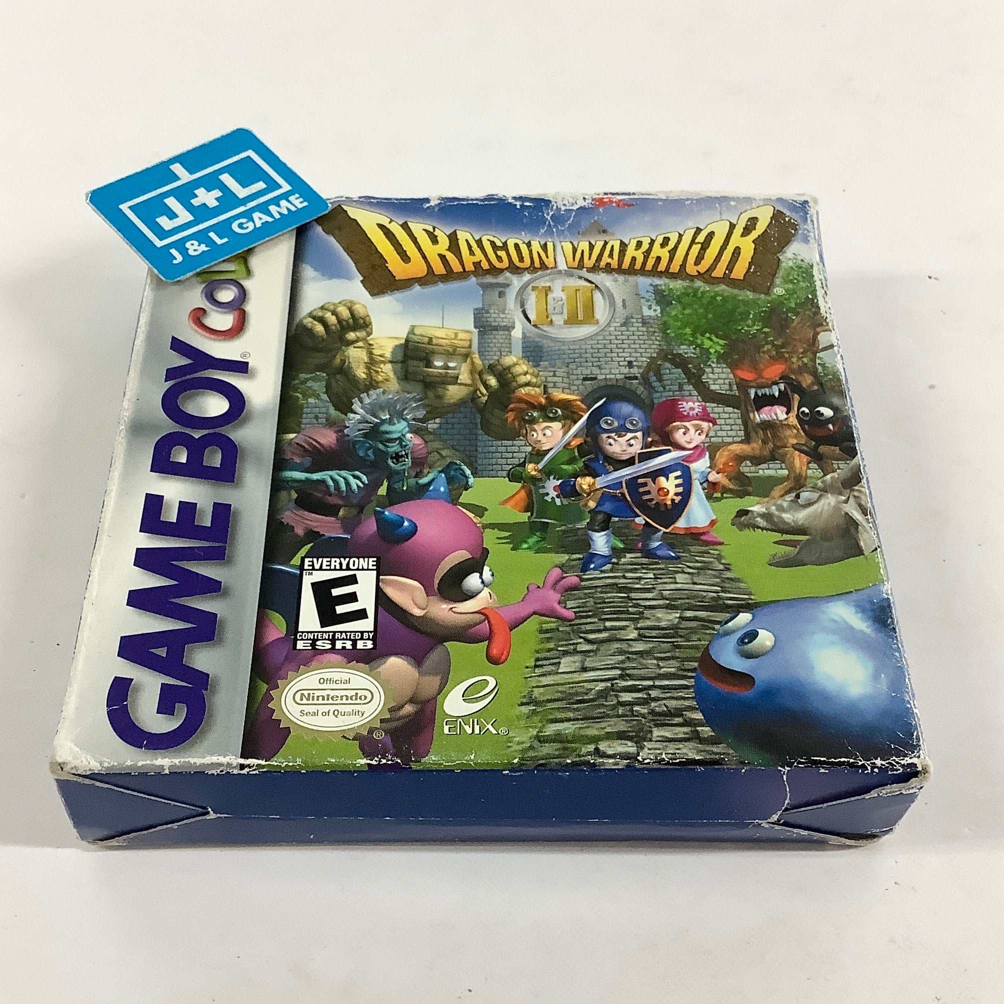 Dragon Warrior I & II - (GBC) Game Boy Color [Pre-Owned] Video Games Enix Corporation