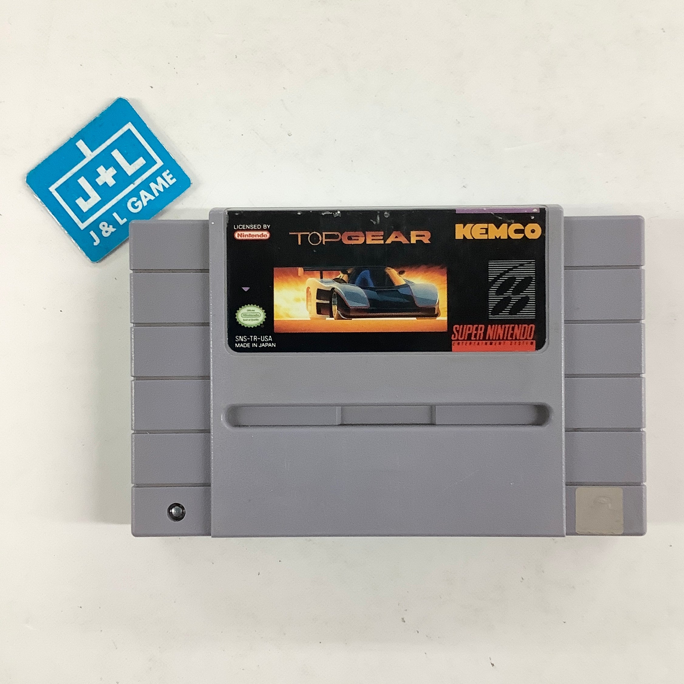 Top Gear - (SNES) Super Nintendo [Pre-Owned] Video Games Kemco