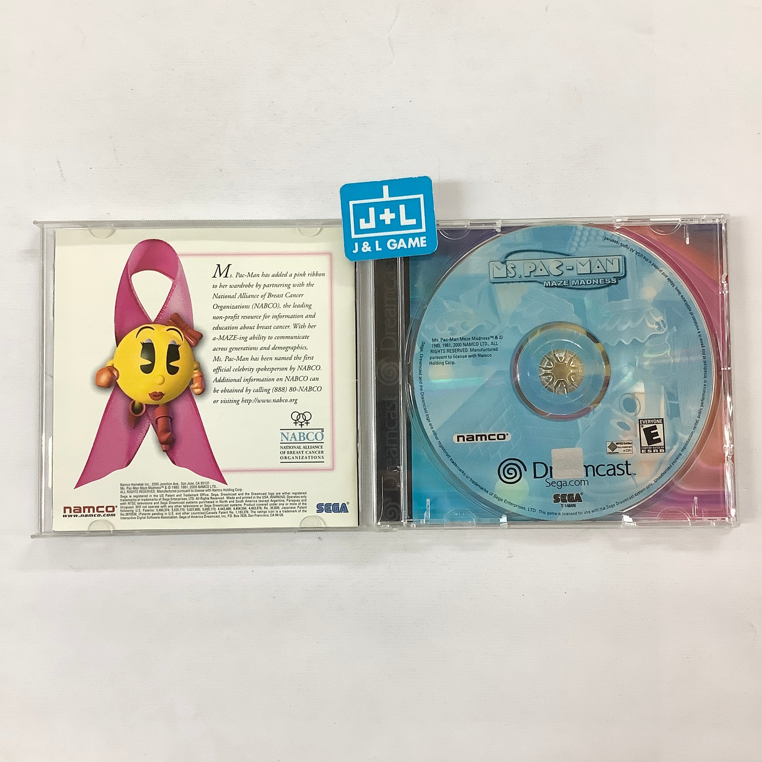 Ms. Pac-Man Maze Madness - (DC) SEGA Dreamcast  [Pre-Owned] Video Games Namco   