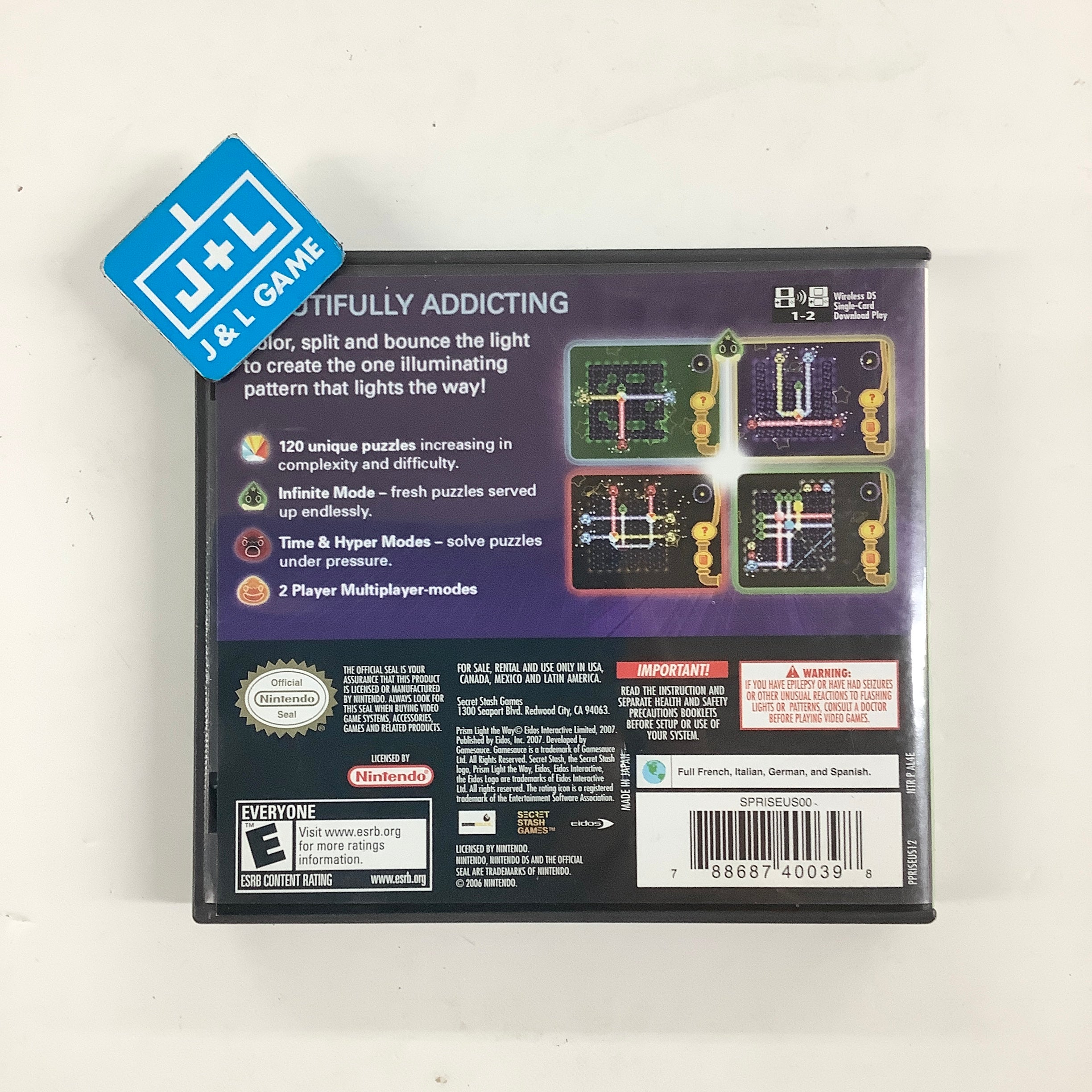 Prism: Light the Way - (NDS) Nintendo DS [Pre-Owned] Video Games Eidos Interactive