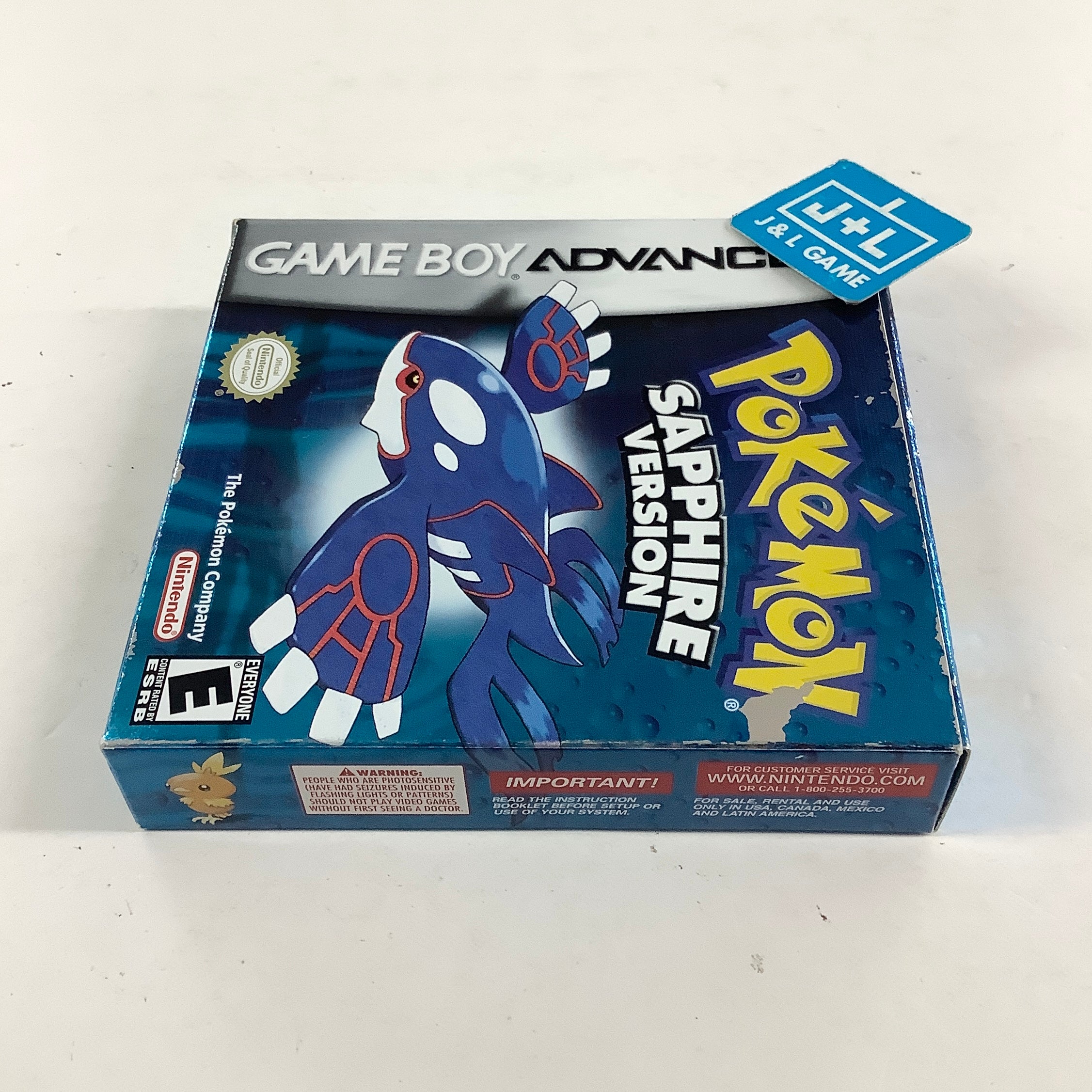 Pokemon Sapphire Version - (GBA) Game Boy Advance [Pre-Owned] Video Games Nintendo