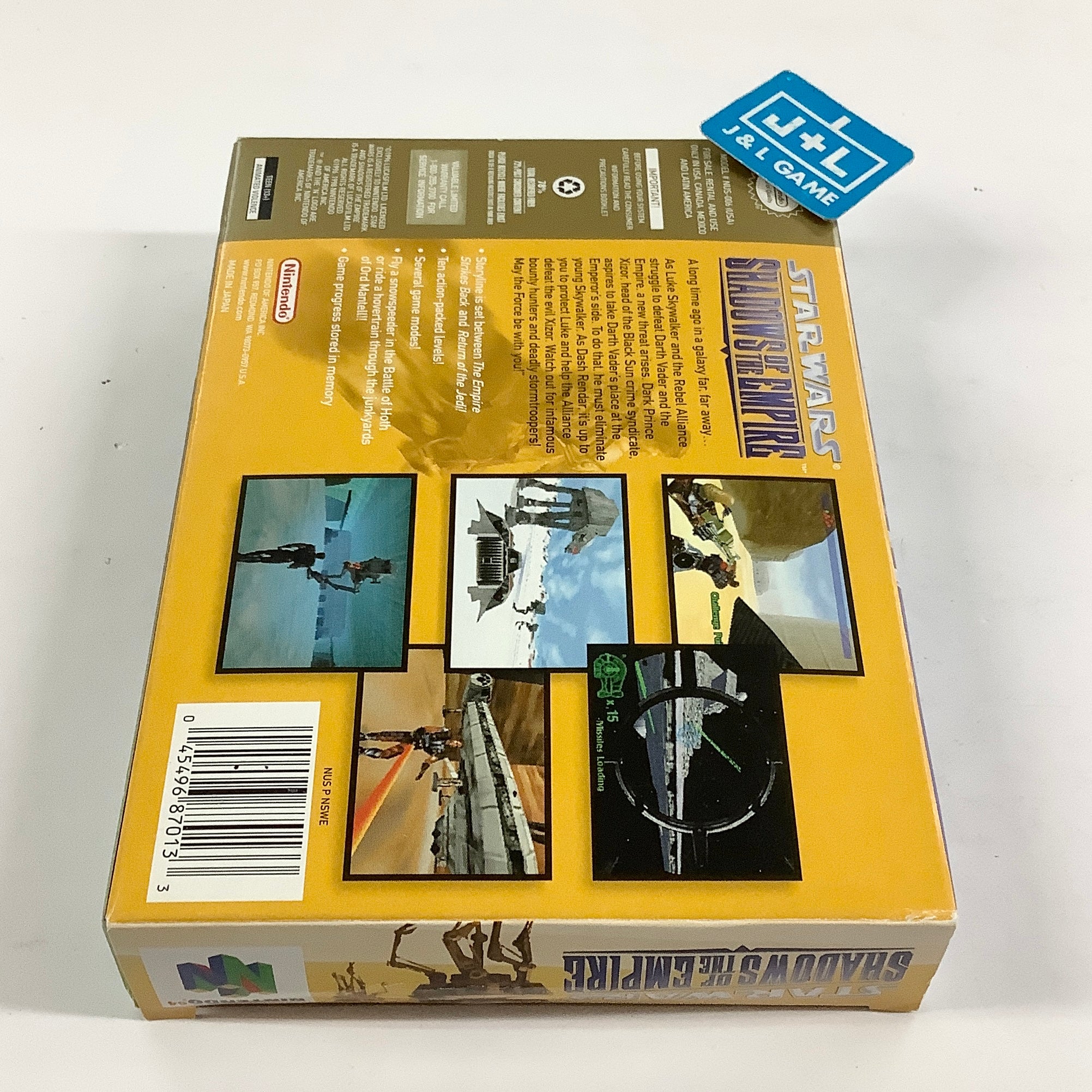 Star Wars: Shadows of the Empire (Player's Choice) - (N64) Nintendo 64 [Pre-Owned] Video Games Nintendo