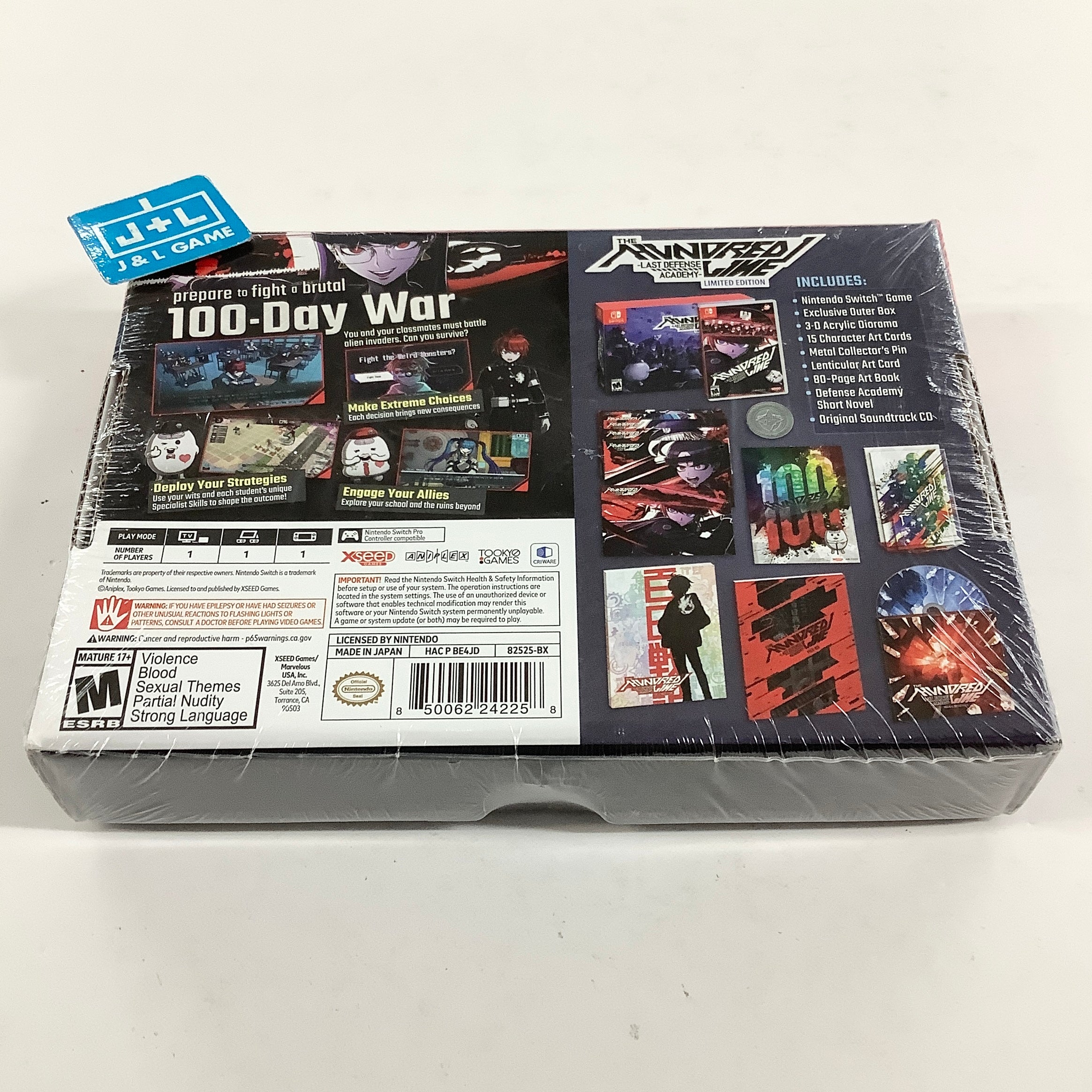 The Hundred Line - Last Defense Academy (Limited Edition) - (NSW) Nintendo Switch Video Games XSEED Games
