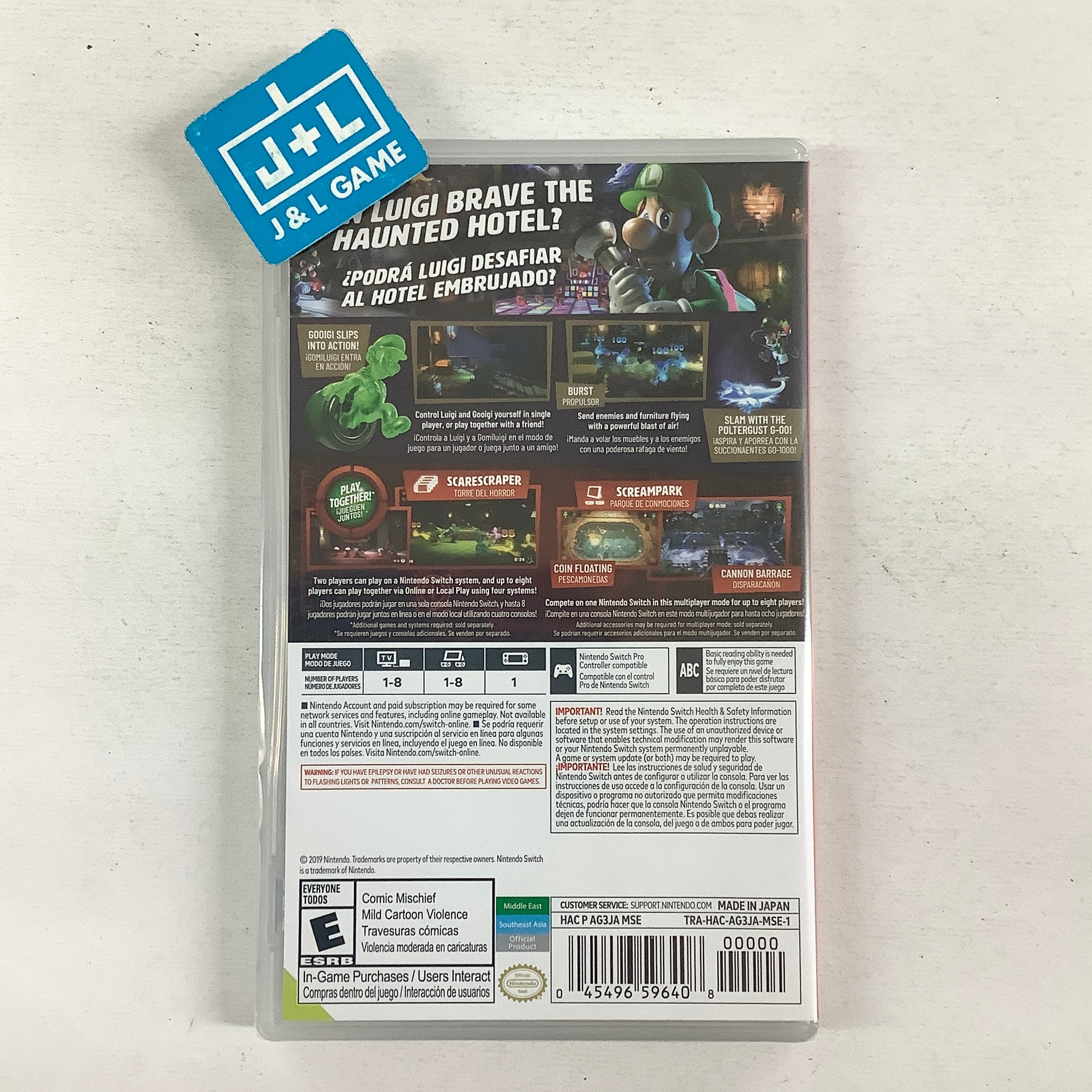 Luigi's Mansion 3 (World Edition) - (NSW) Nintendo Switch Video Games Nintendo
