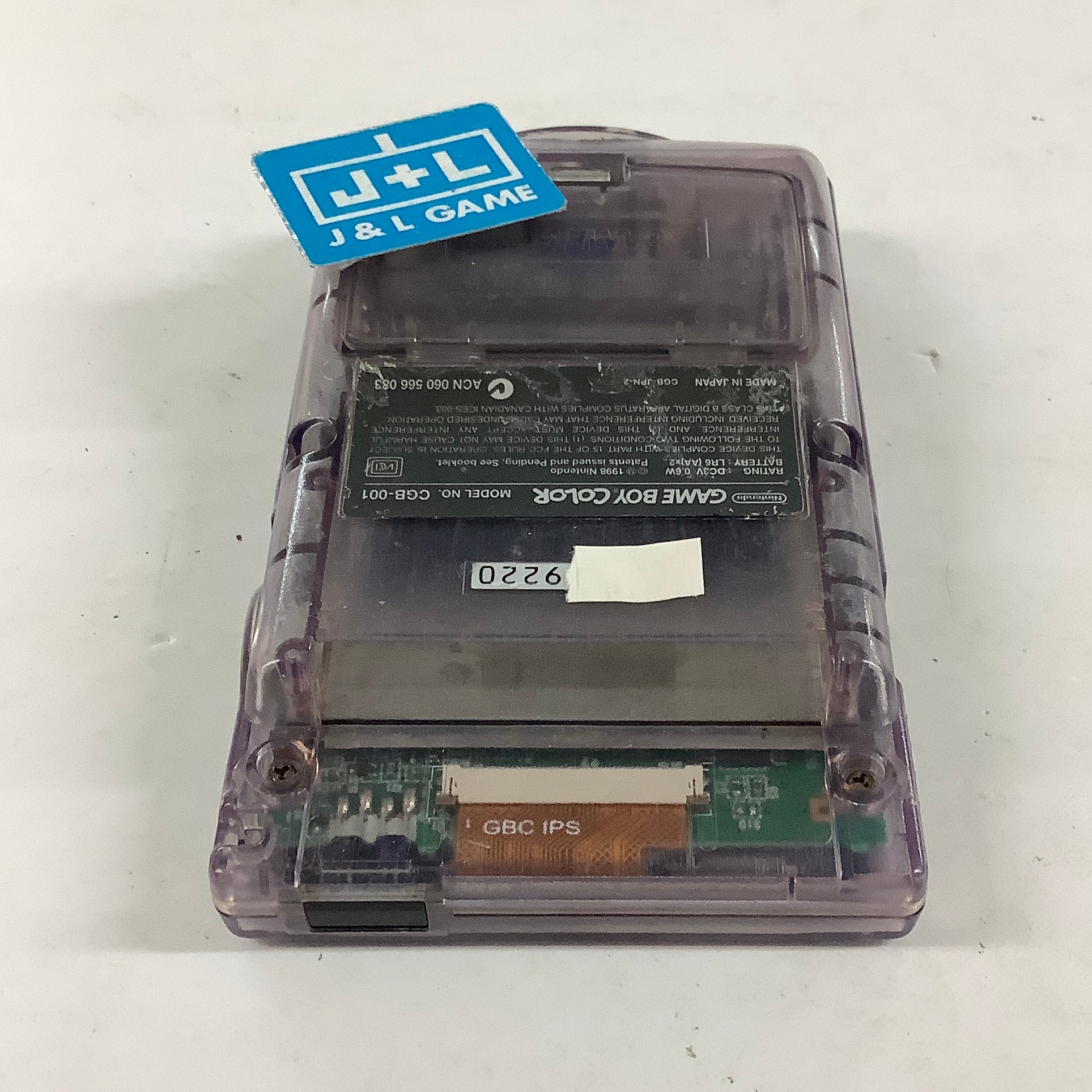 Nintendo Game Boy Color Console (Atomic Purple With Backlight) - (GBC) Game Boy Color [Pre-Owned] Consoles Nintendo
