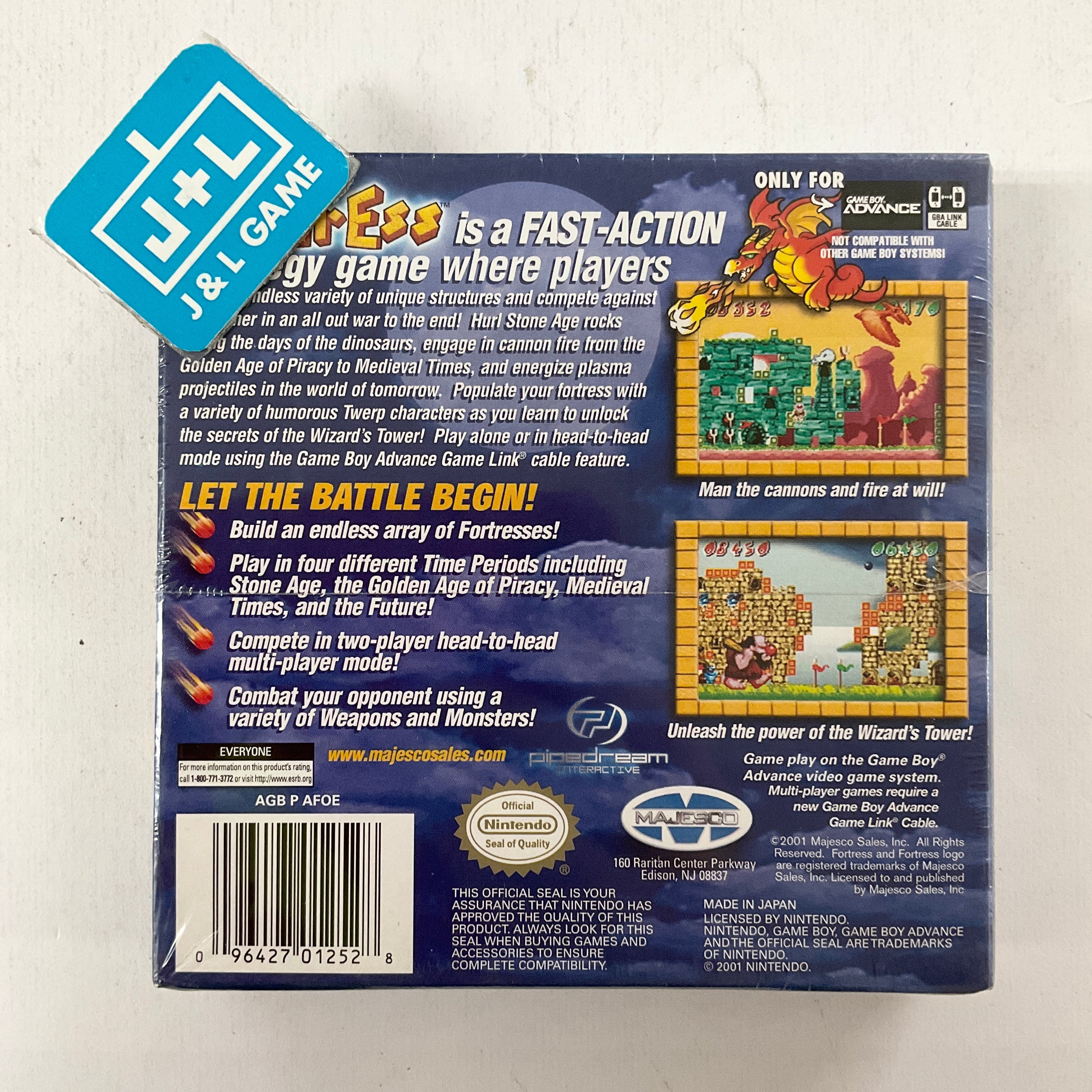 Fortress - (GBA) Game Boy Advance | J&L Game