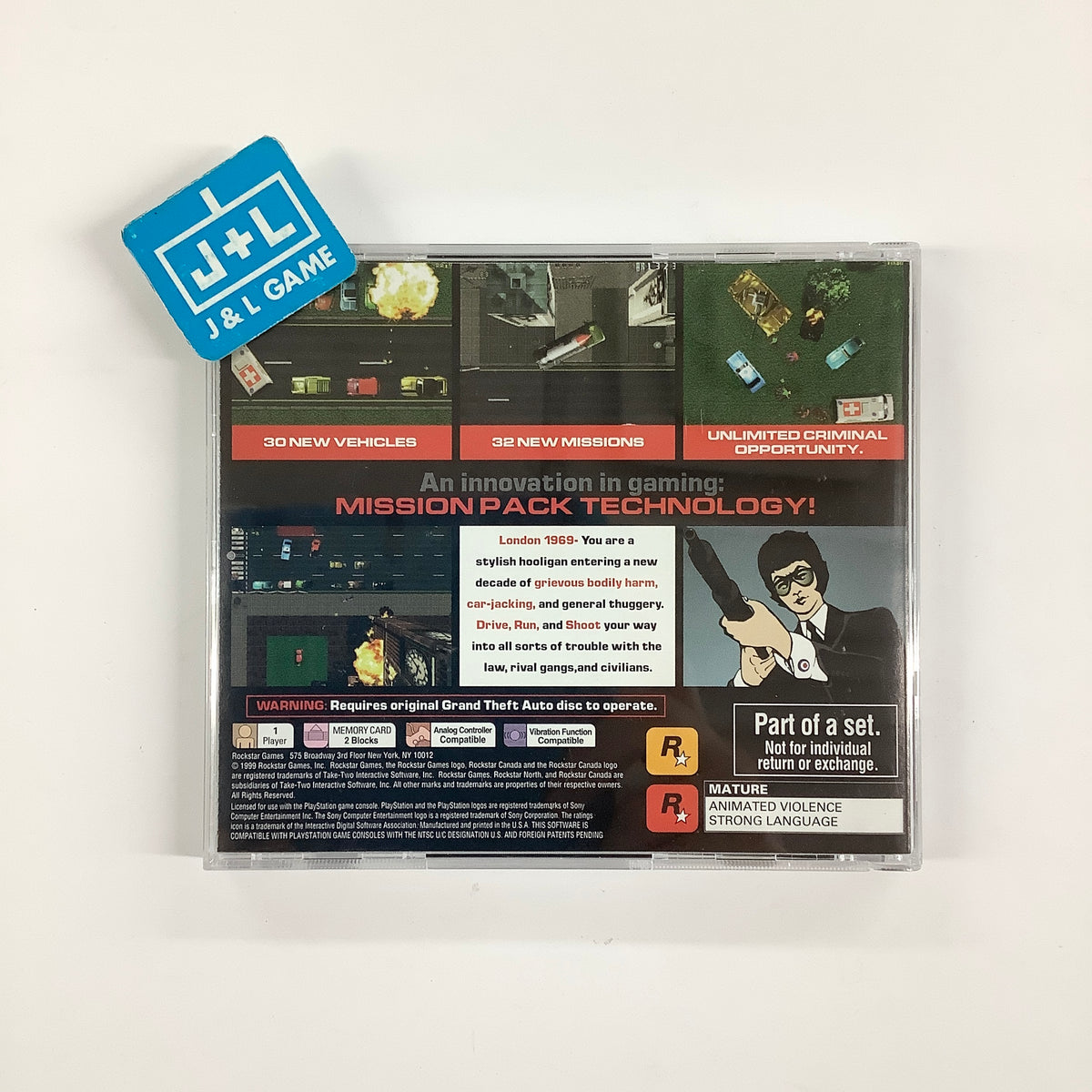 Grand Theft Auto: Collector's Edition - (PS1) PlayStation 1 [Pre-Owned] Rockstar Games