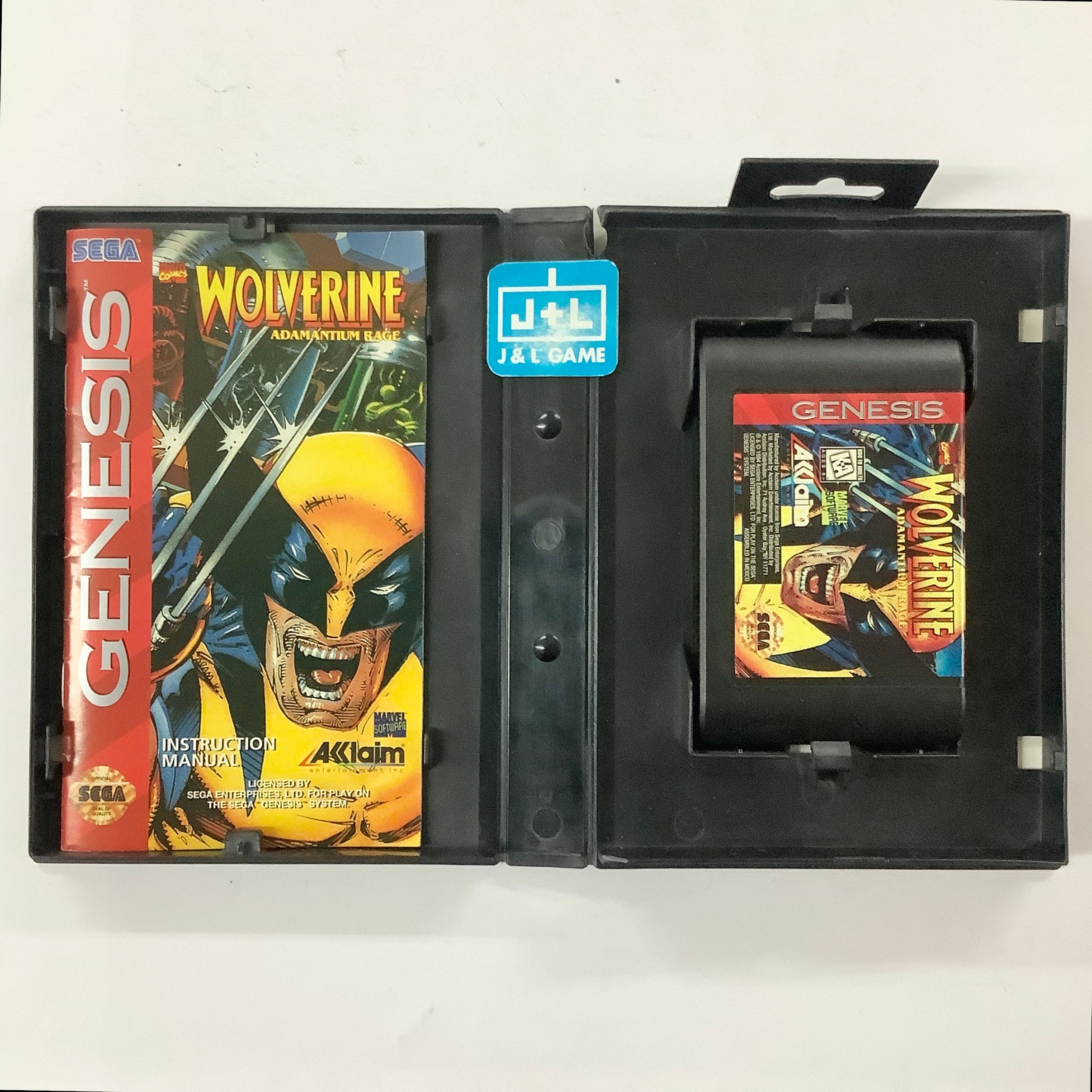 Wolverine: Adamantium Rage - (SG) SEGA Genesis [Pre-Owned] Video Games Acclaim   