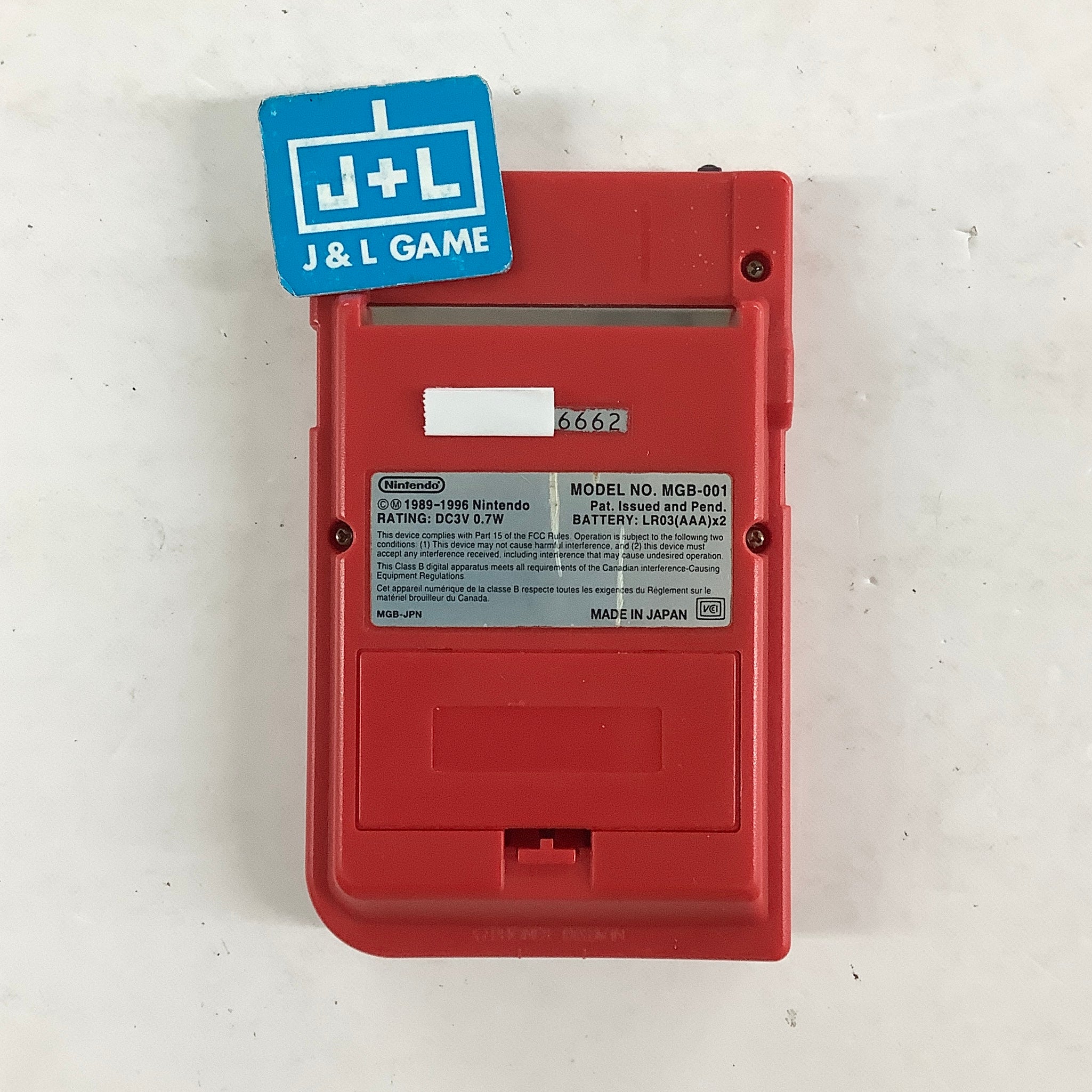 Nintendo Game Boy Pocket (Red with backlight) - (GBP) Game Boy Pocket [Pre-Owned] Consoles Nintendo