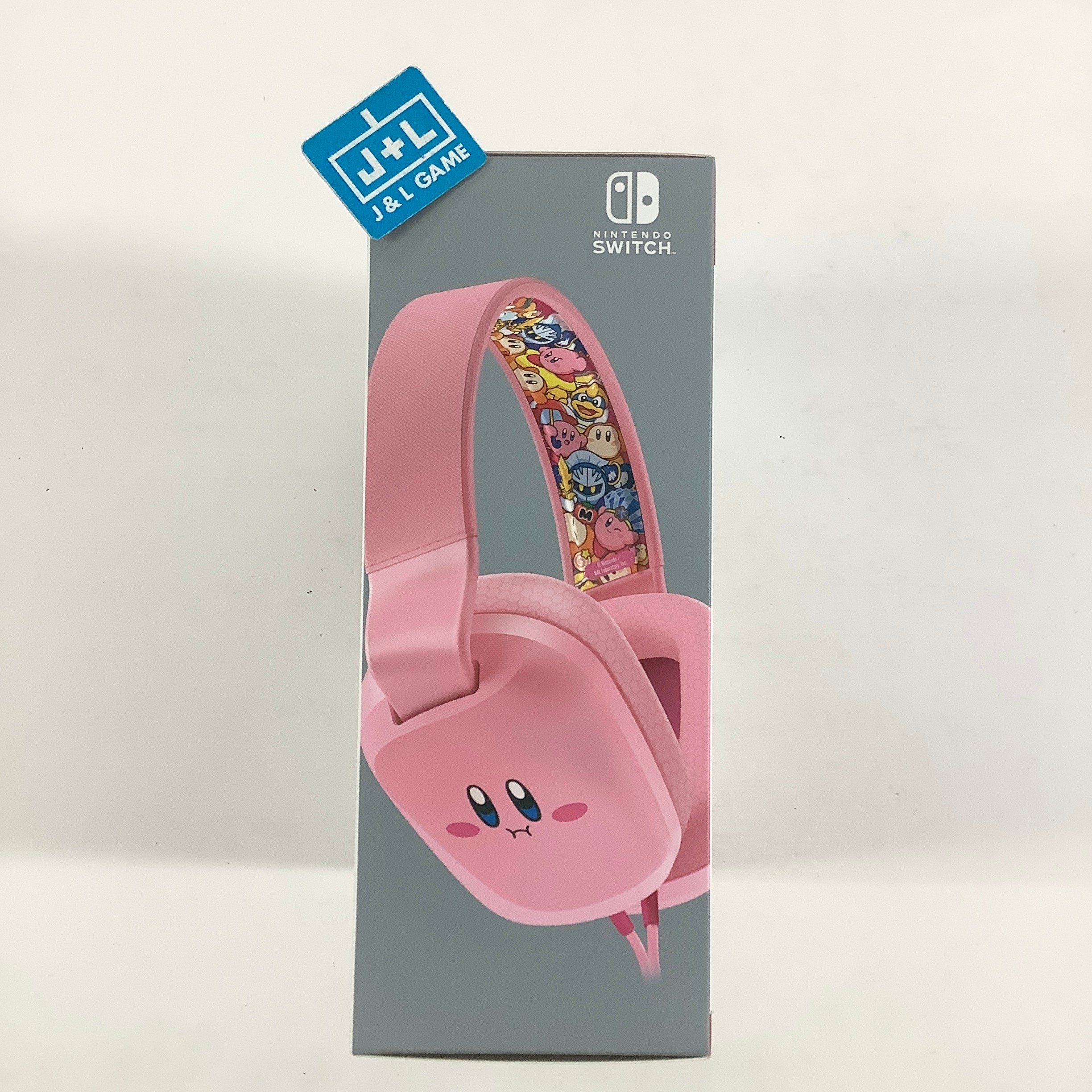 PowerA Wired Stereo Headset (Kirby Mouthful) (NSW) - Nintendo Switch ACCESSORIES PowerA