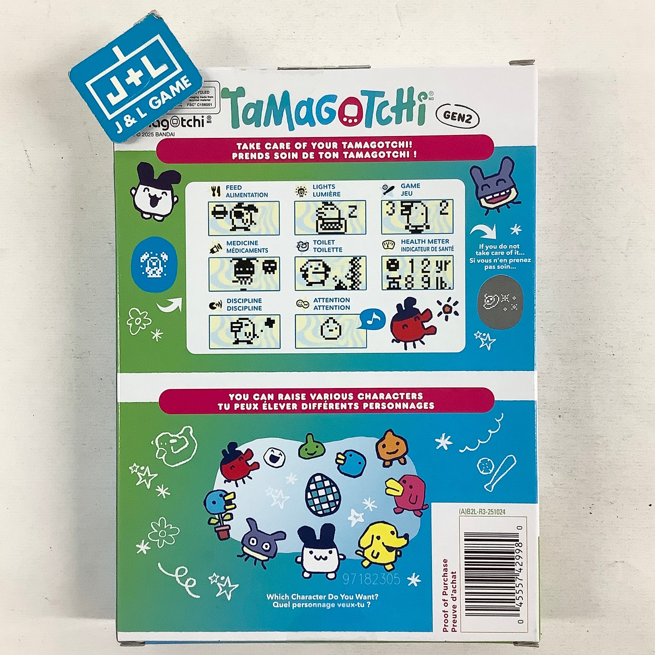 The Original Tamagotchi Gen 2 (Fresh Strawberry) - Tamagotchi Toy Tamagotchi