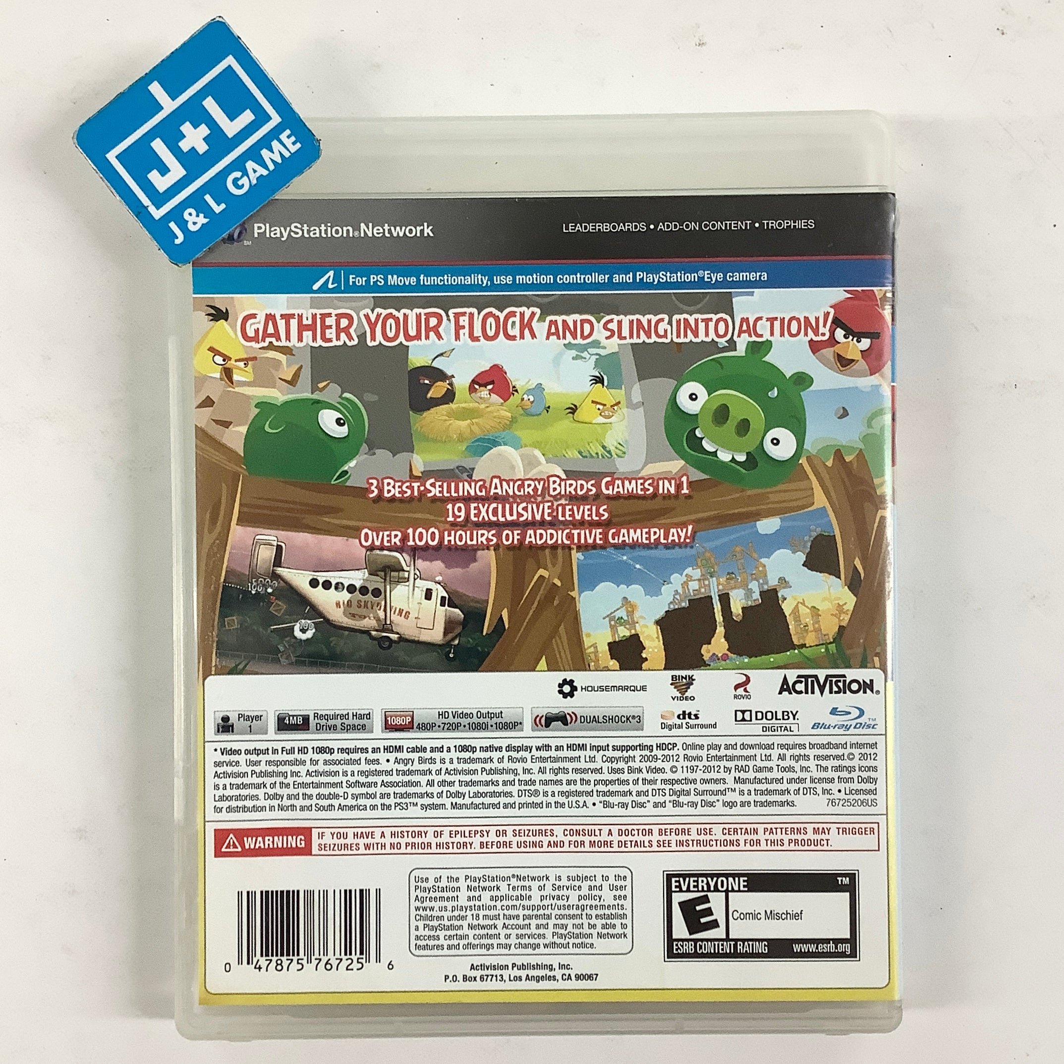 Angry Birds Trilogy - (PS3) PlayStation 3 [Pre-Owned] Video Games ACTIVISION