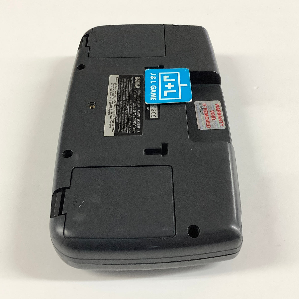 Sega Game Gear Portable Video Game System (Black) - (SGG) SEGA GameGear [Pre-Owned]