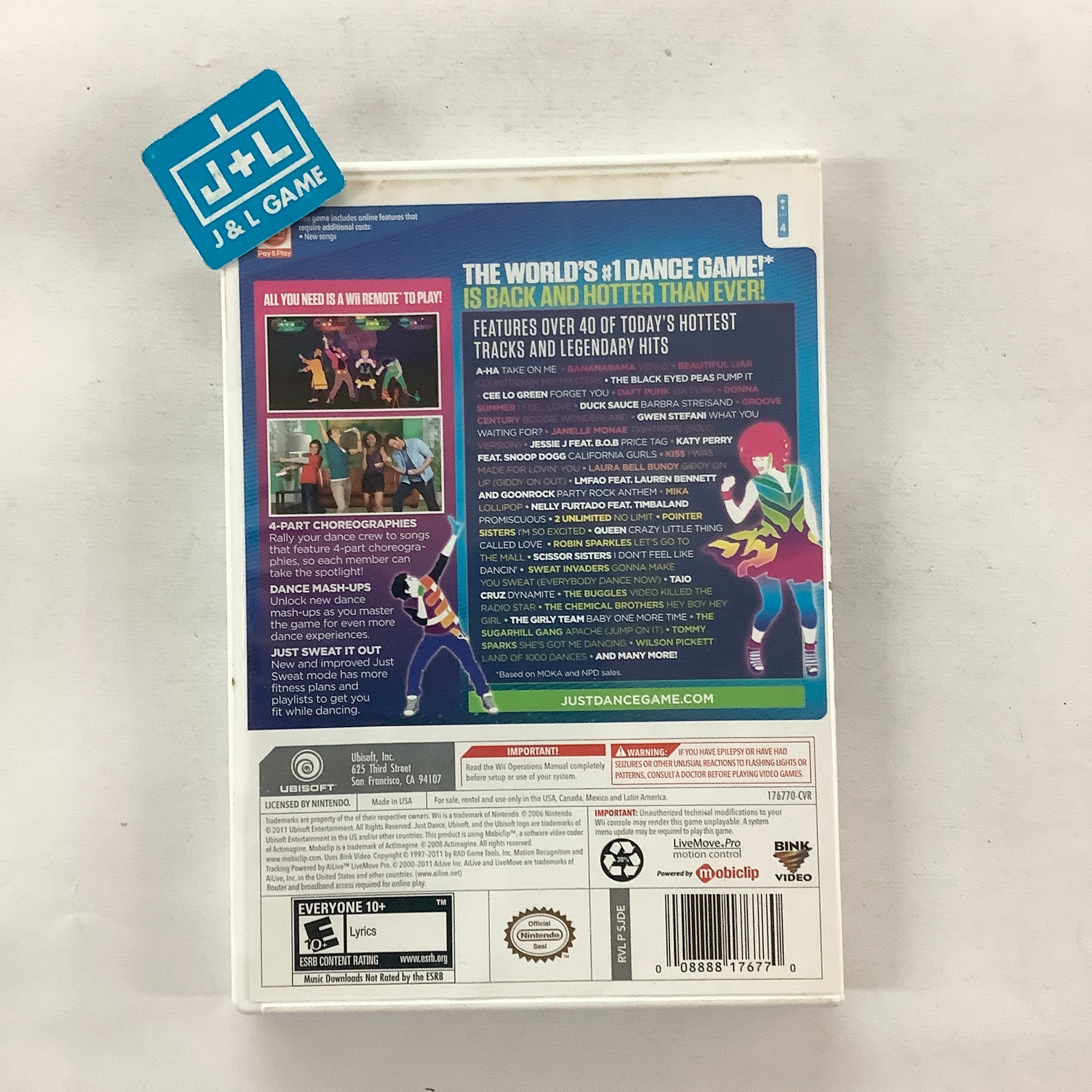 Just Dance 3 - Nintendo Wii [Pre-Owned] Video Games Ubisoft
