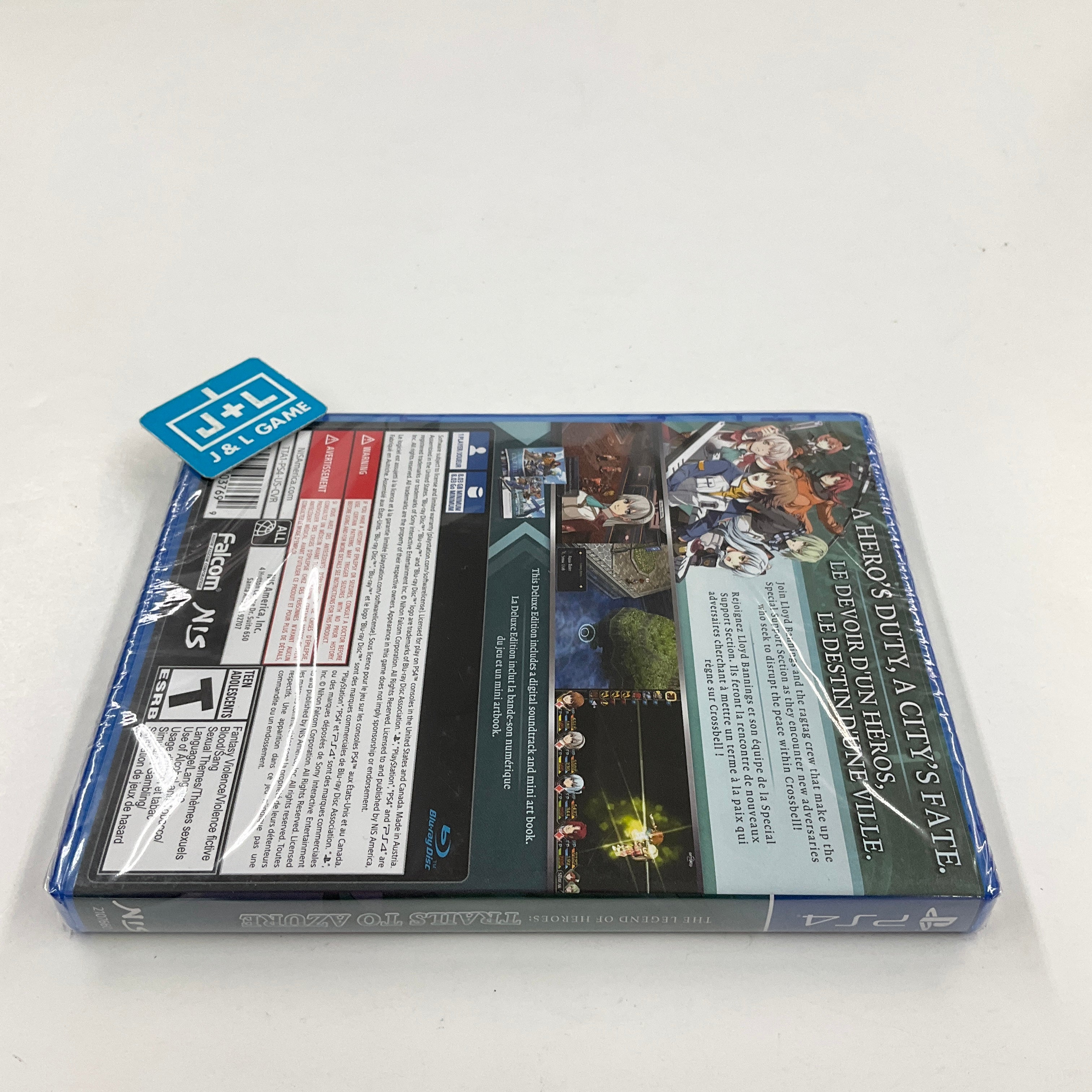 The Legend of Heroes: Trails to Azure (Deluxe Edition) - (PS4) PlayStation 4 Video Games NIS America