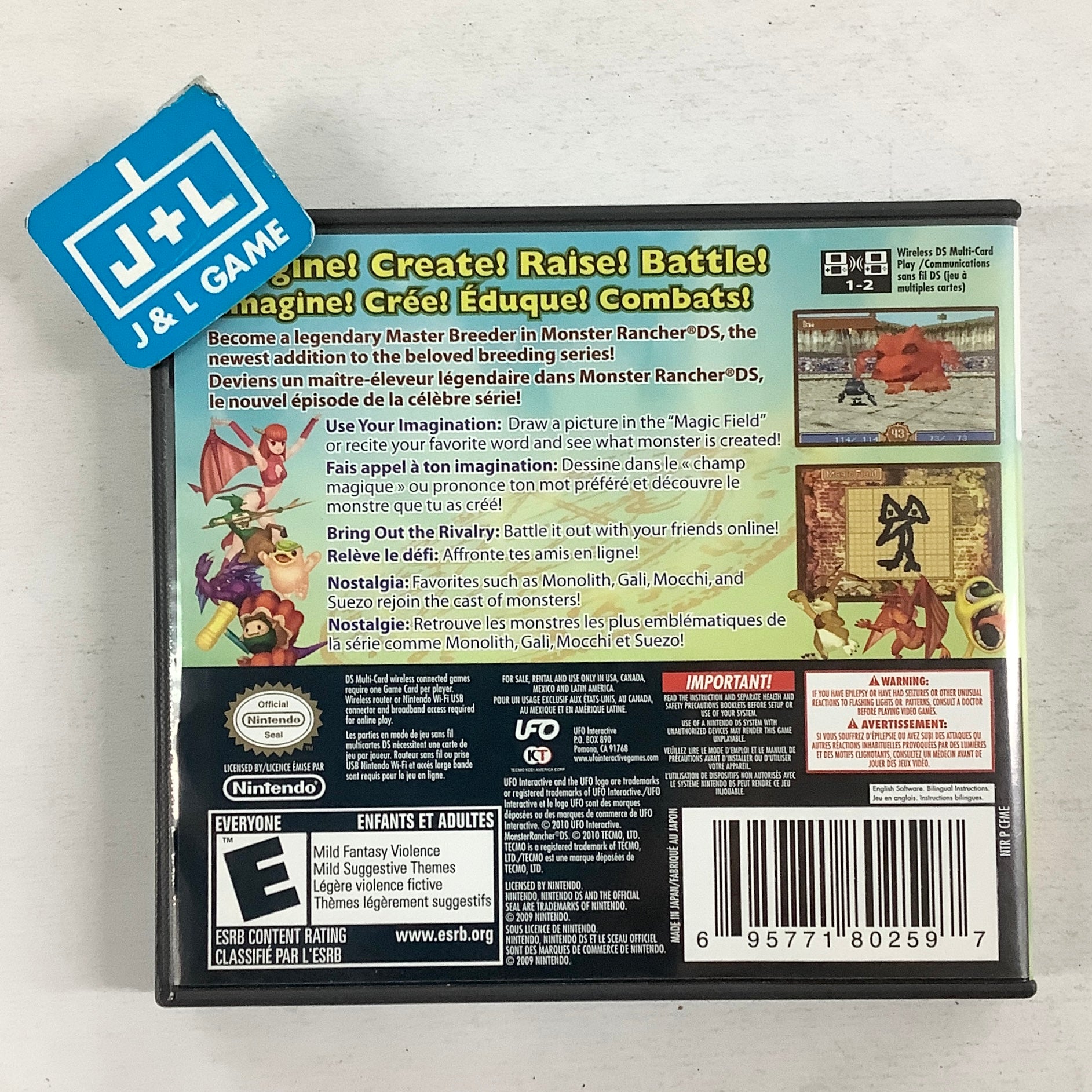 Monster Rancher DS - (NDS) Nintendo DS [Pre-Owned] Video Games UFO Interactive