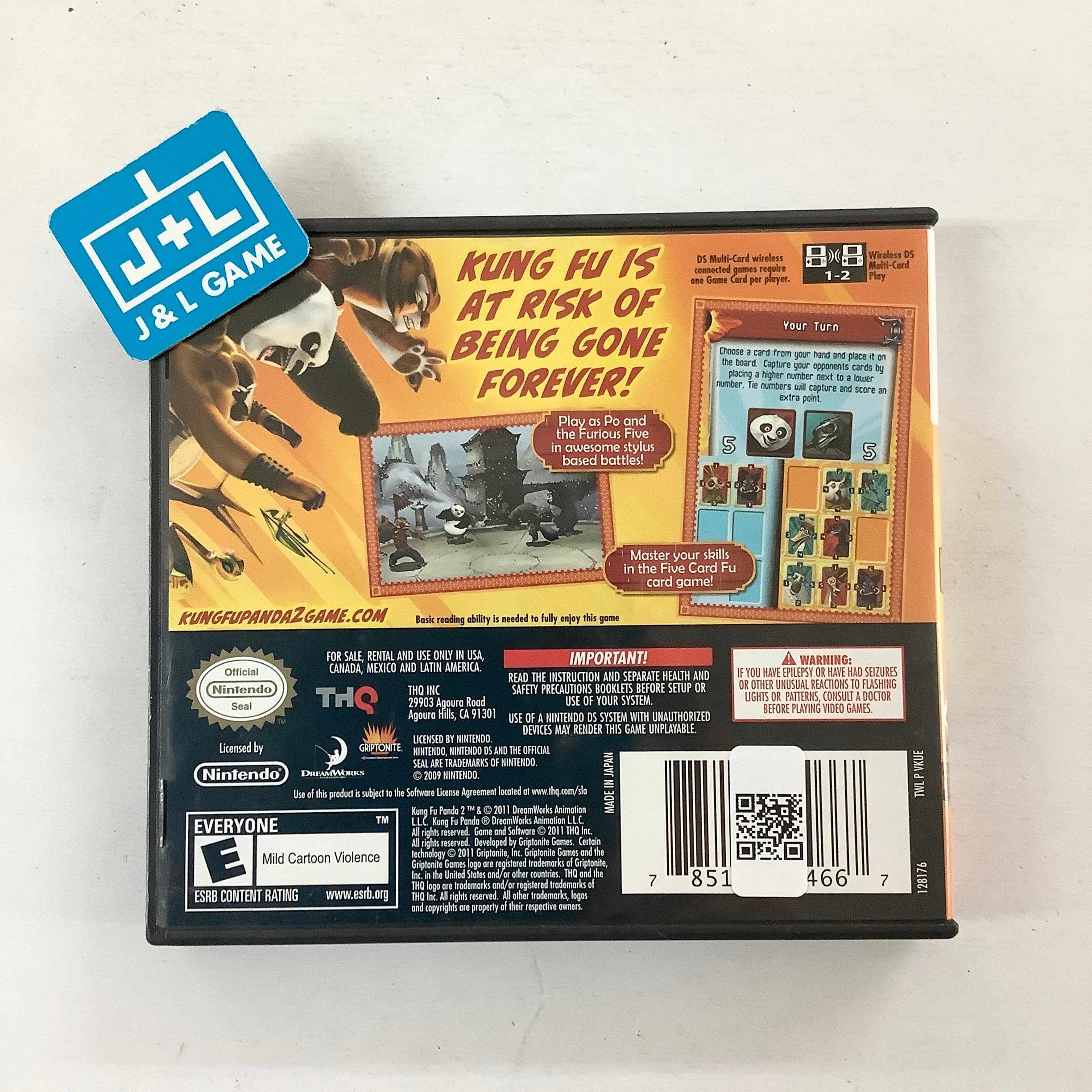 Kung Fu Panda 2 - (NDS) Nintendo DS [Pre-Owned] | J&L Game