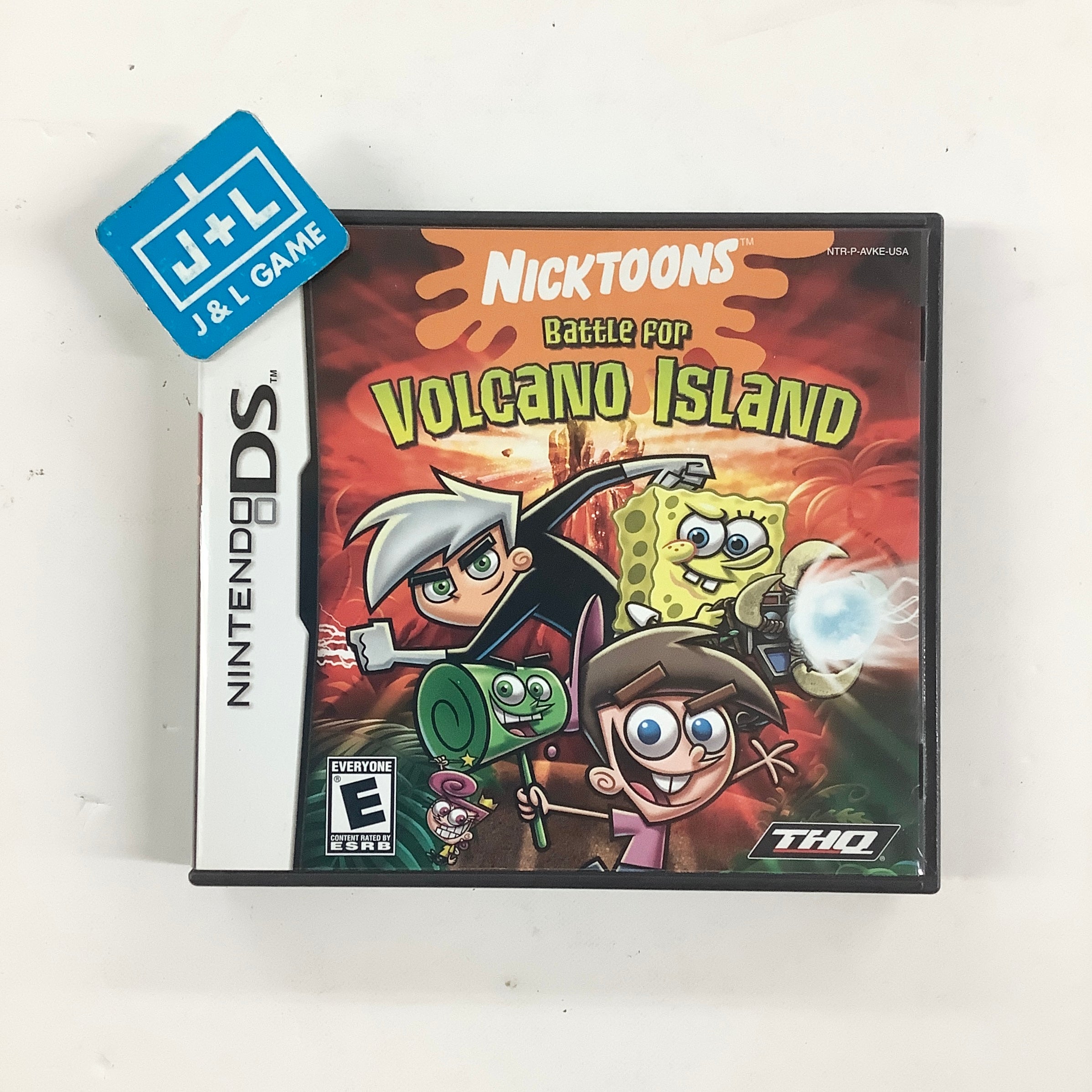 Nicktoons: Battle for Volcano Island - (NDS) Nintendo DS [Pre-Owned] Video Games THQ