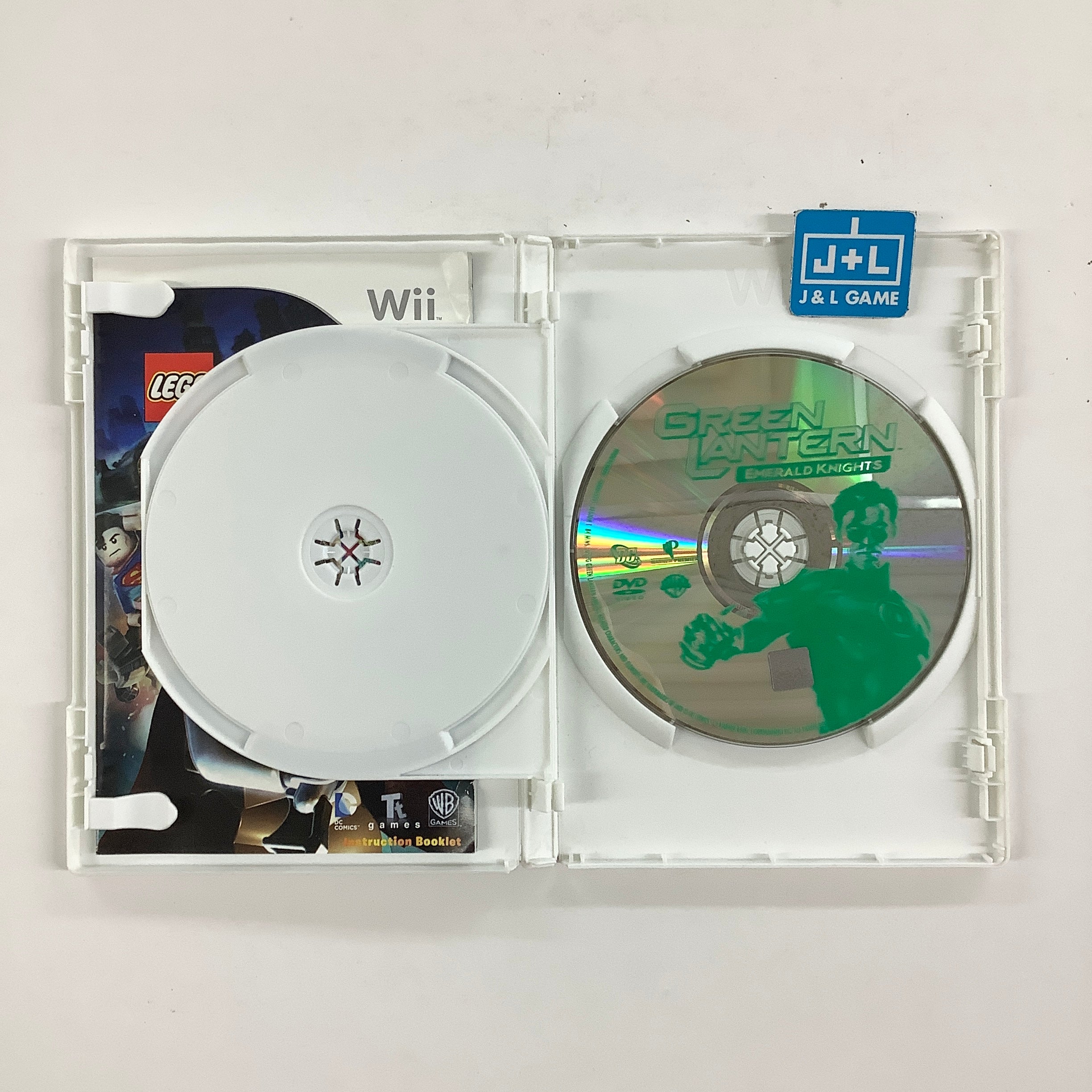 LEGO Batman 2: DC Super Heroes (with Green Lantern: Emerald Knights DVD) - Nintendo Wii [Pre-Owned] Video Games Warner Bros. Interactive Entertainment