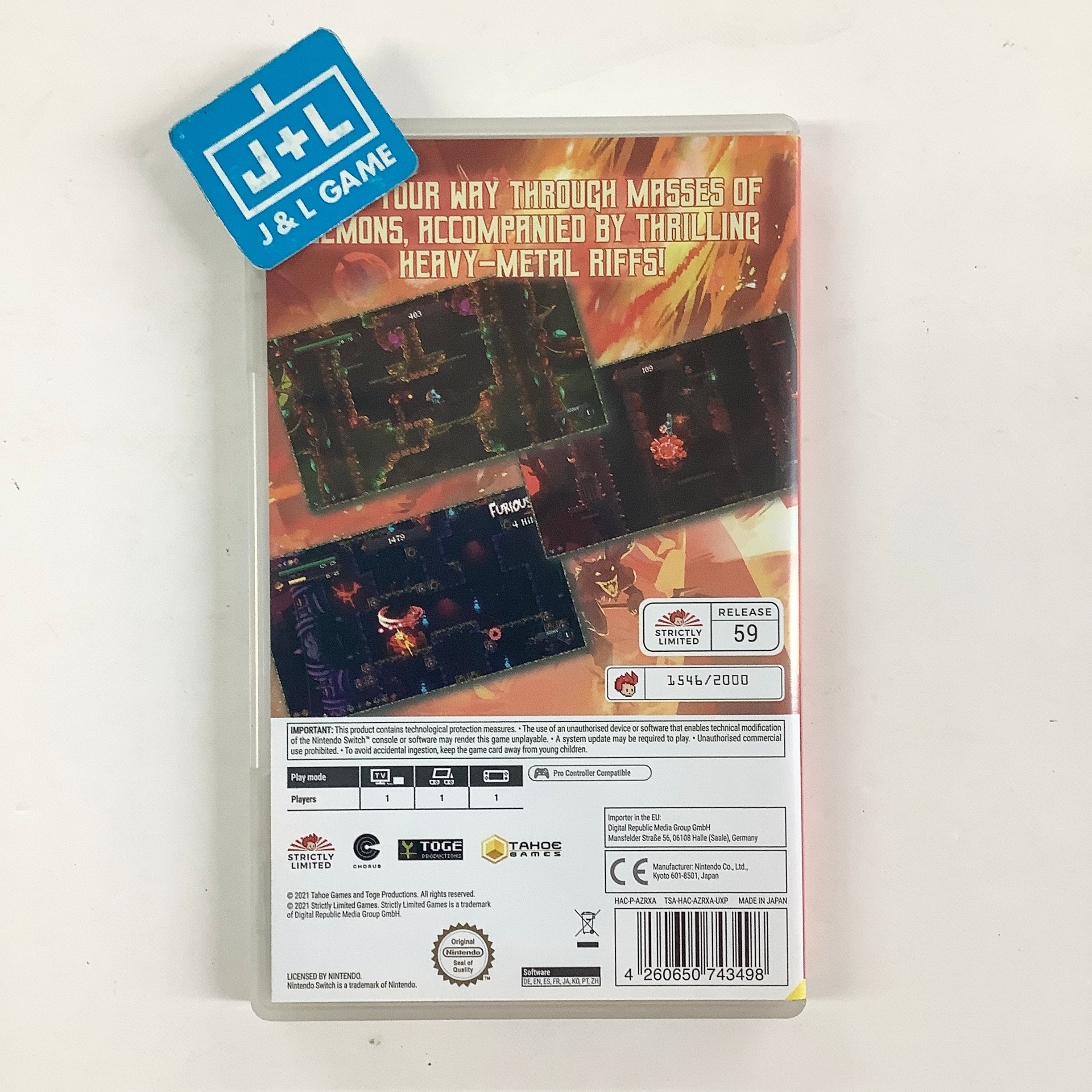 Rising Hell (Strictly Limited #59) - (NSW) Nintendo Switch [Pre-Owned] (European Import) Video Games Strictly Limited