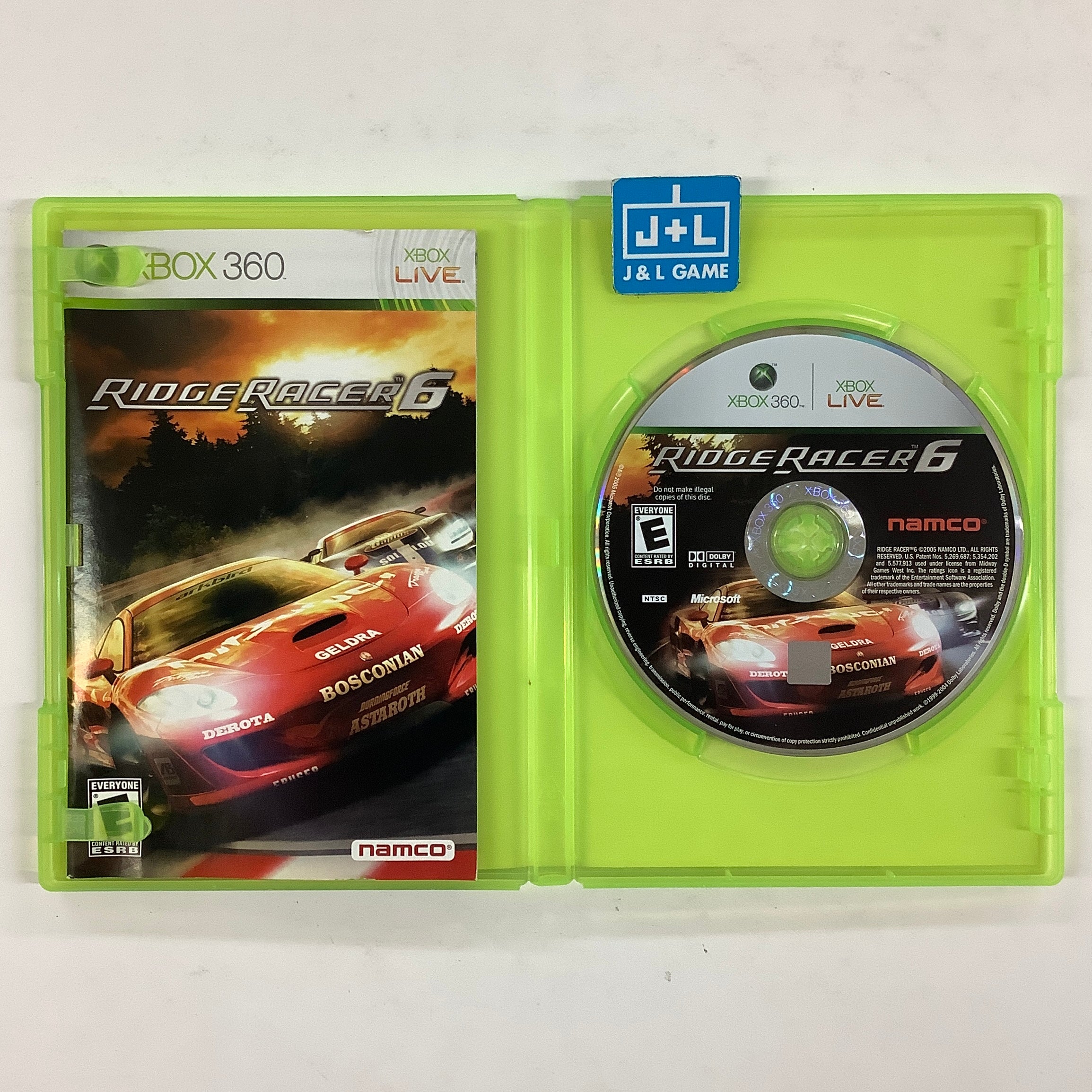 Ridge Racer 6 - Xbox 360 [Pre-Owned] Video Games Namco