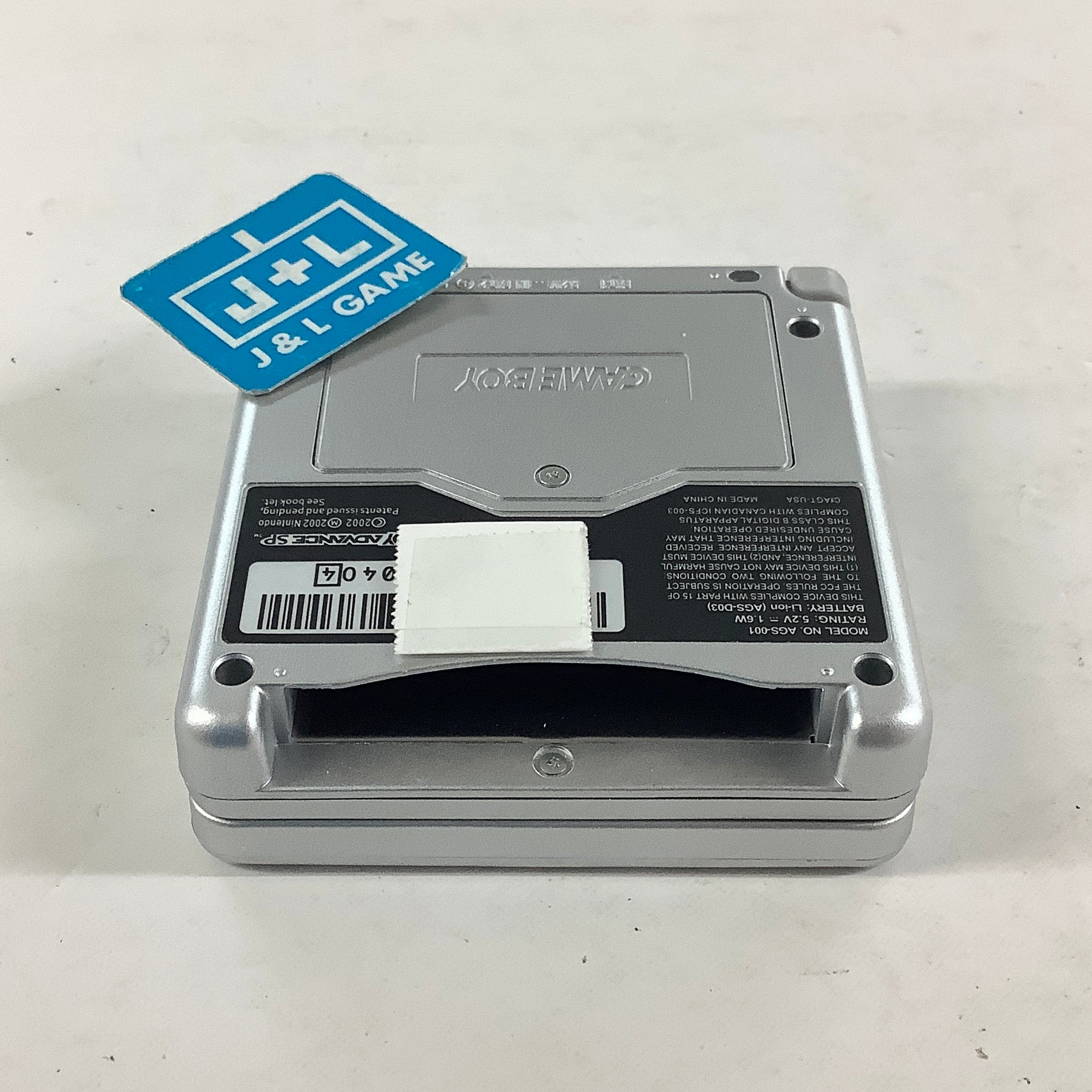 Nintendo Game Boy Advance SP Console AGS-001 (Silver) - (GBA) Game Boy Advance SP [Pre-Owned] Consoles Nintendo