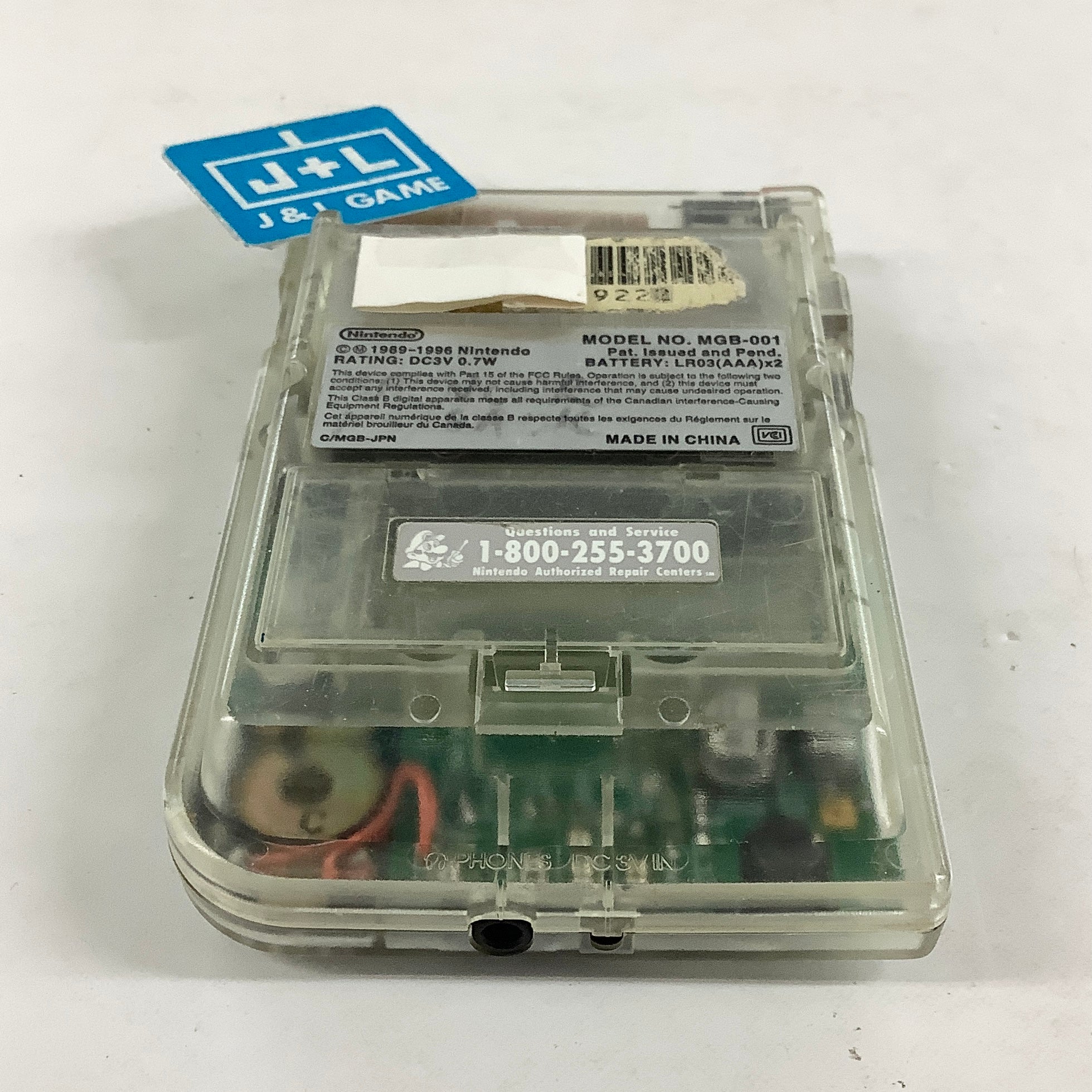 Nintendo Game Boy Pocket (Clear with Backlight) - (GBP) Game Boy Pocket [Pre-Owned] Consoles Nintendo