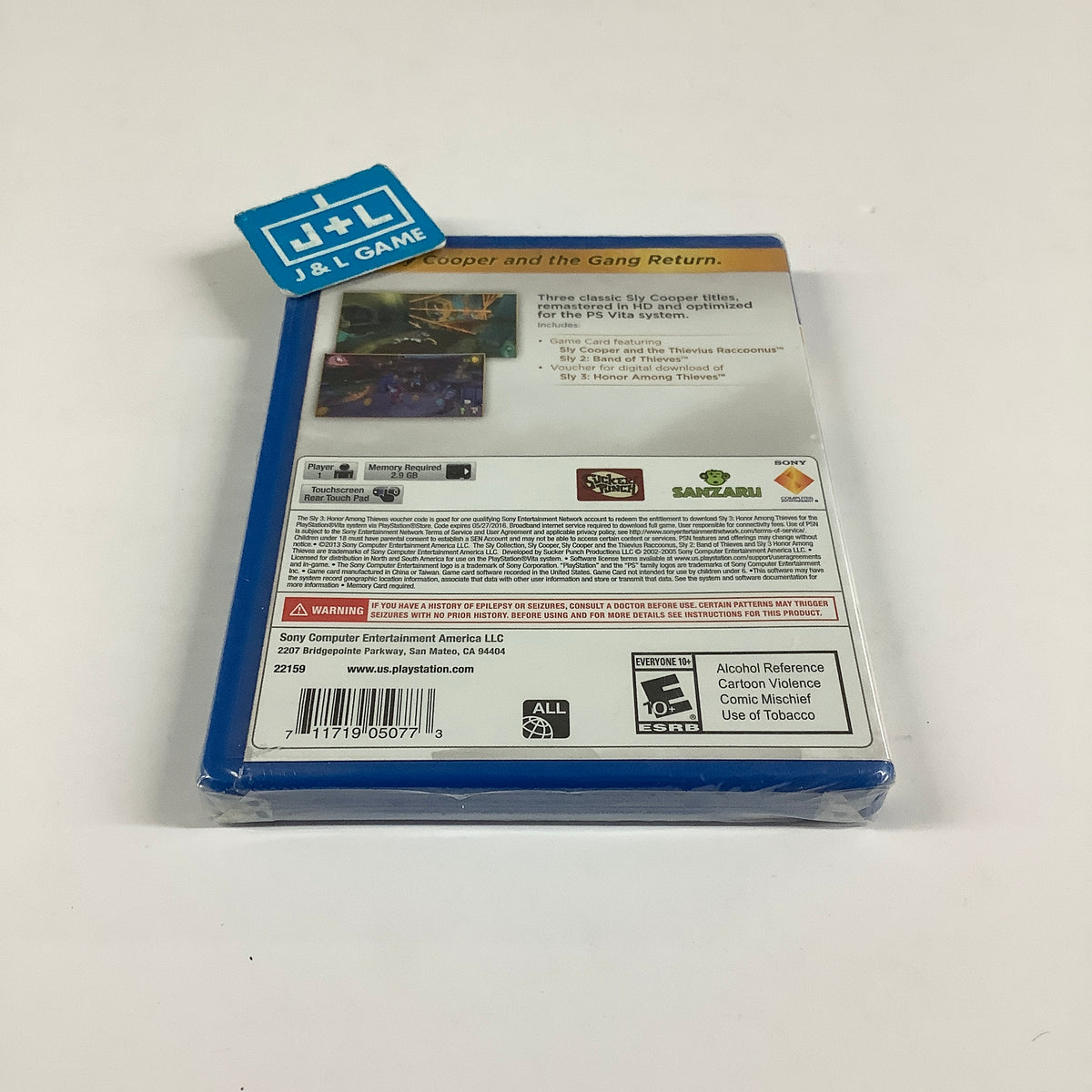 Sly Cooper Collection - (PSV) PlayStation Vita Video Games SCEA