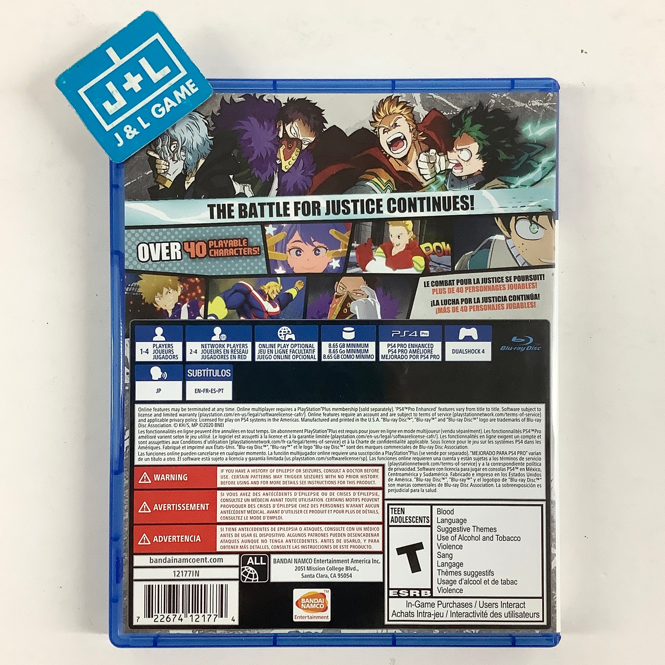 My Hero One's Justice 2 - (PS4) PlayStation 4 [Pre-Owned]