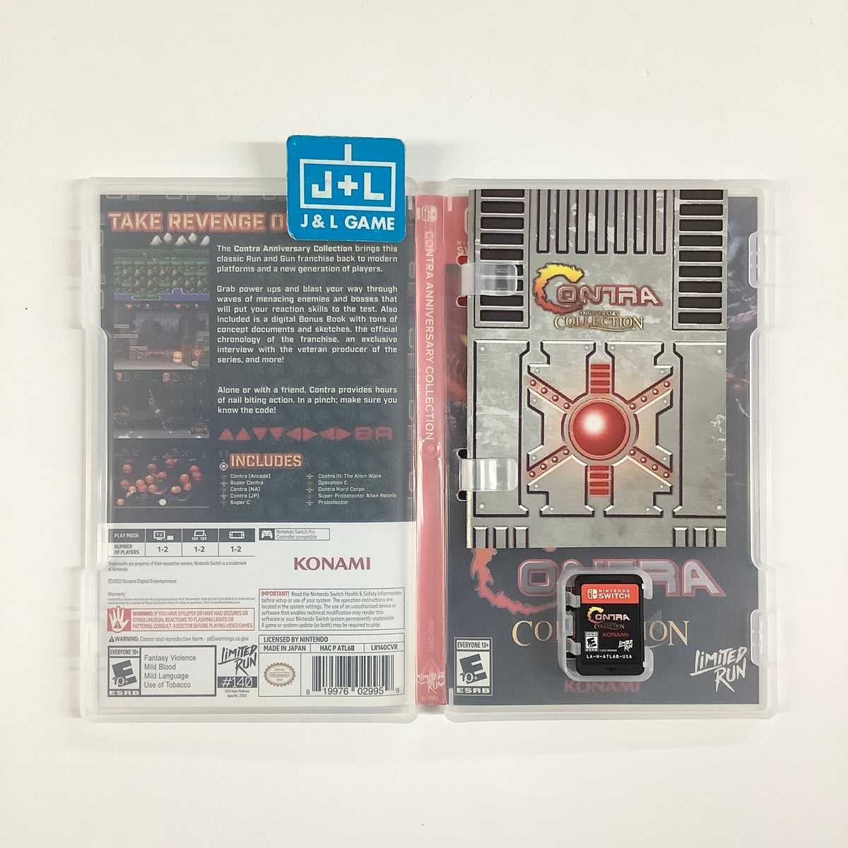 Contra Anniversary Collection (Limited Run #140) - (NSW) Nintendo Switch [Pre-Owned] Video Games Limited Run Games