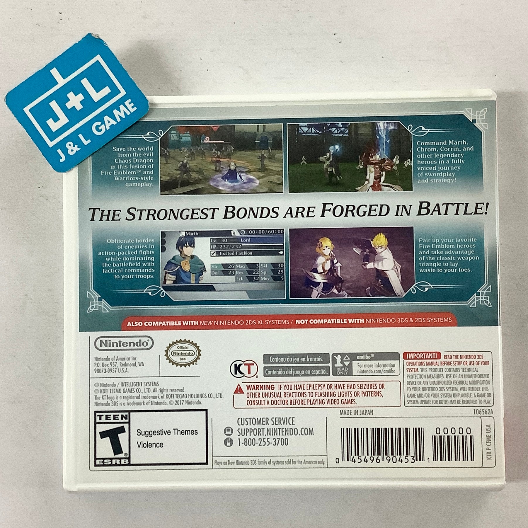 Fire Emblem Warriors - New Nintendo 3DS [Pre-Owned] Video Games Nintendo