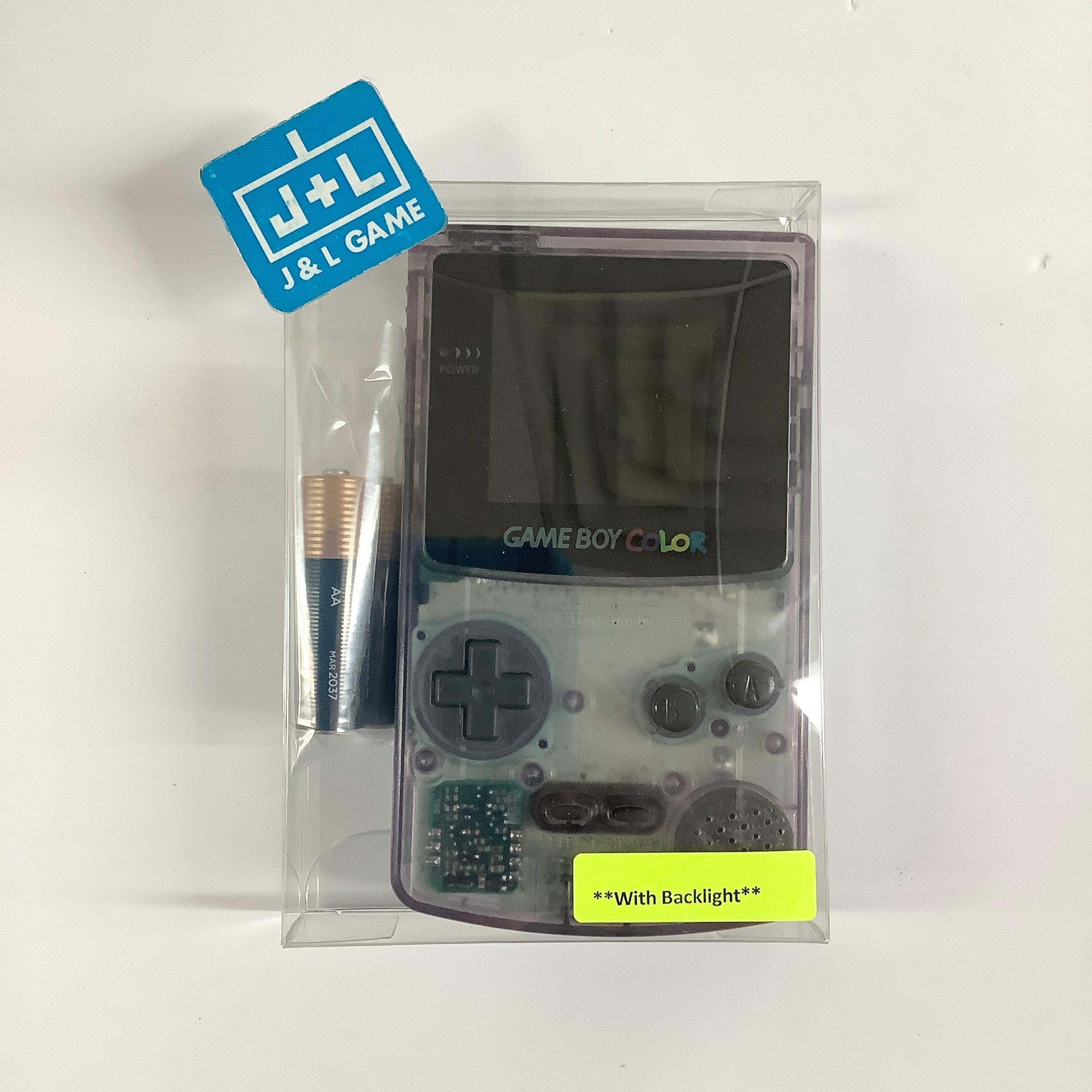 Nintendo Game Boy Color Console (Atomic Purple With Backlight) - (GBC) Game Boy Color [Pre-Owned] Consoles Nintendo