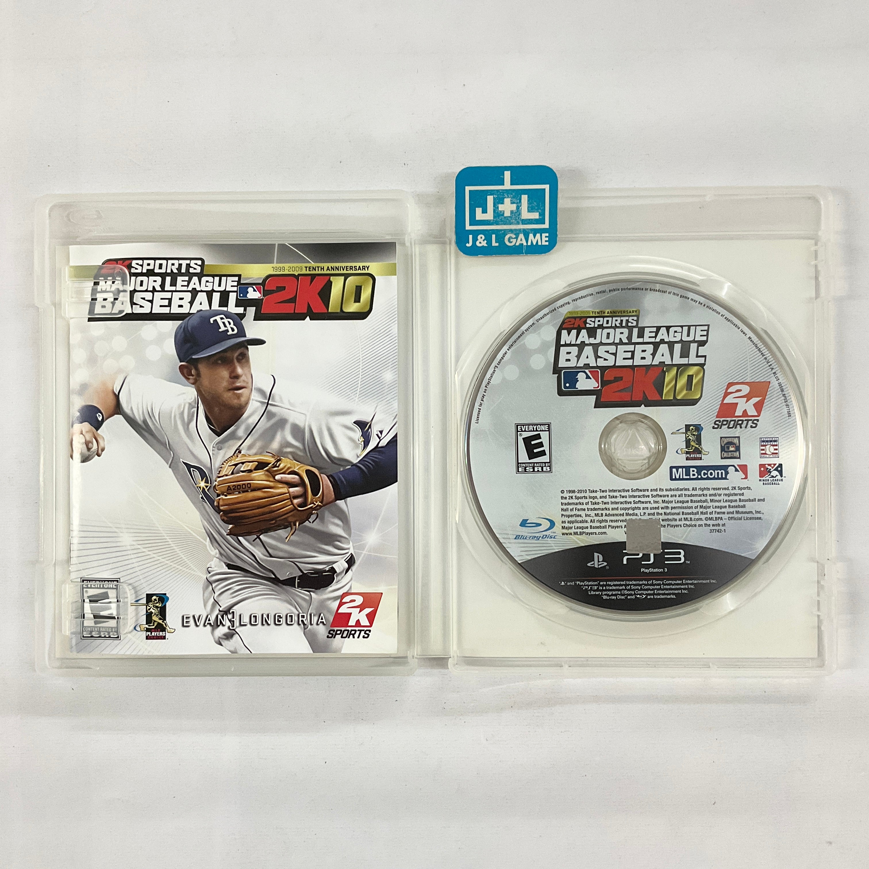 Major League Baseball 2K10 - (PS3) PlayStation 3 [Pre-Owned] | J&L