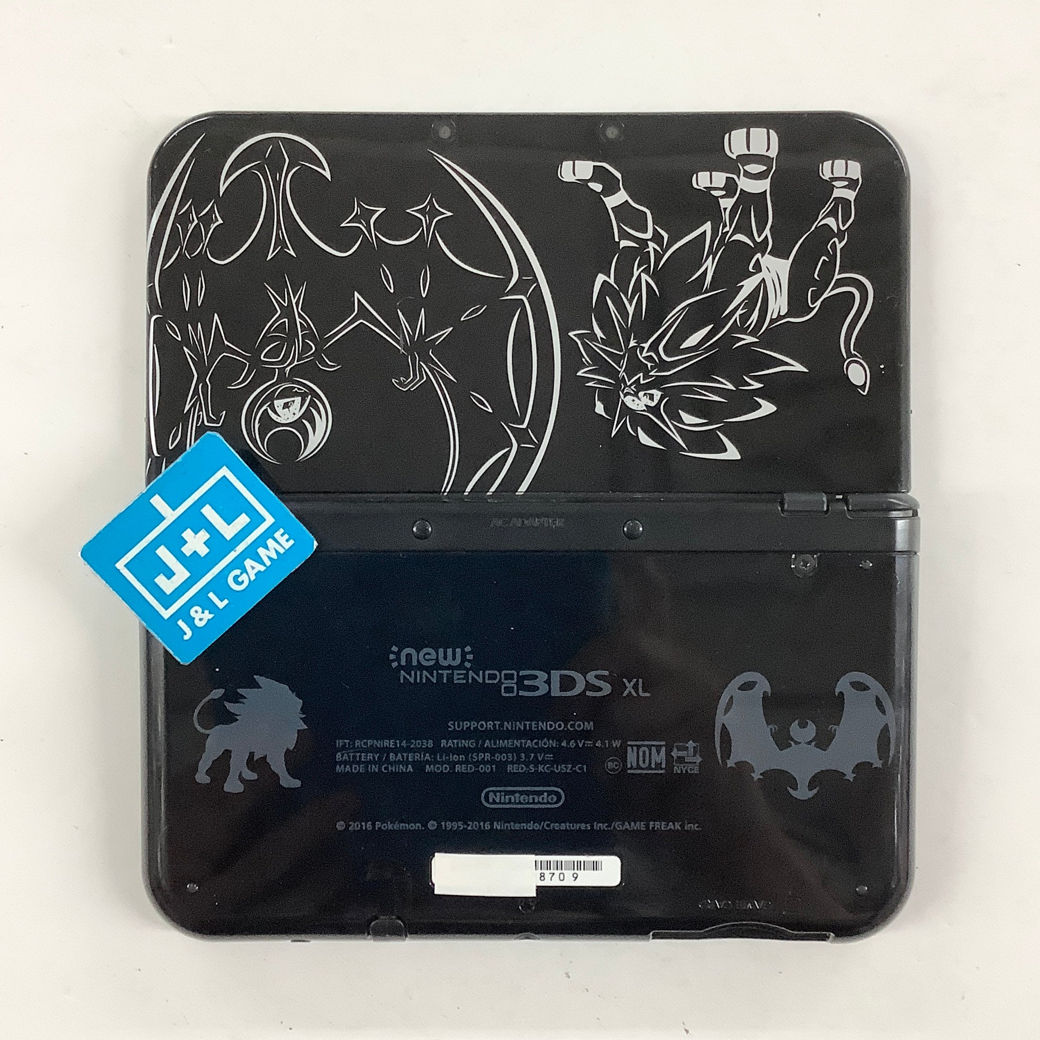 New Nintendo 3DS XL Console (Solgaleo Lunala Black Edition) - Nintendo 3DS [Pre-Owned] Consoles Nintendo