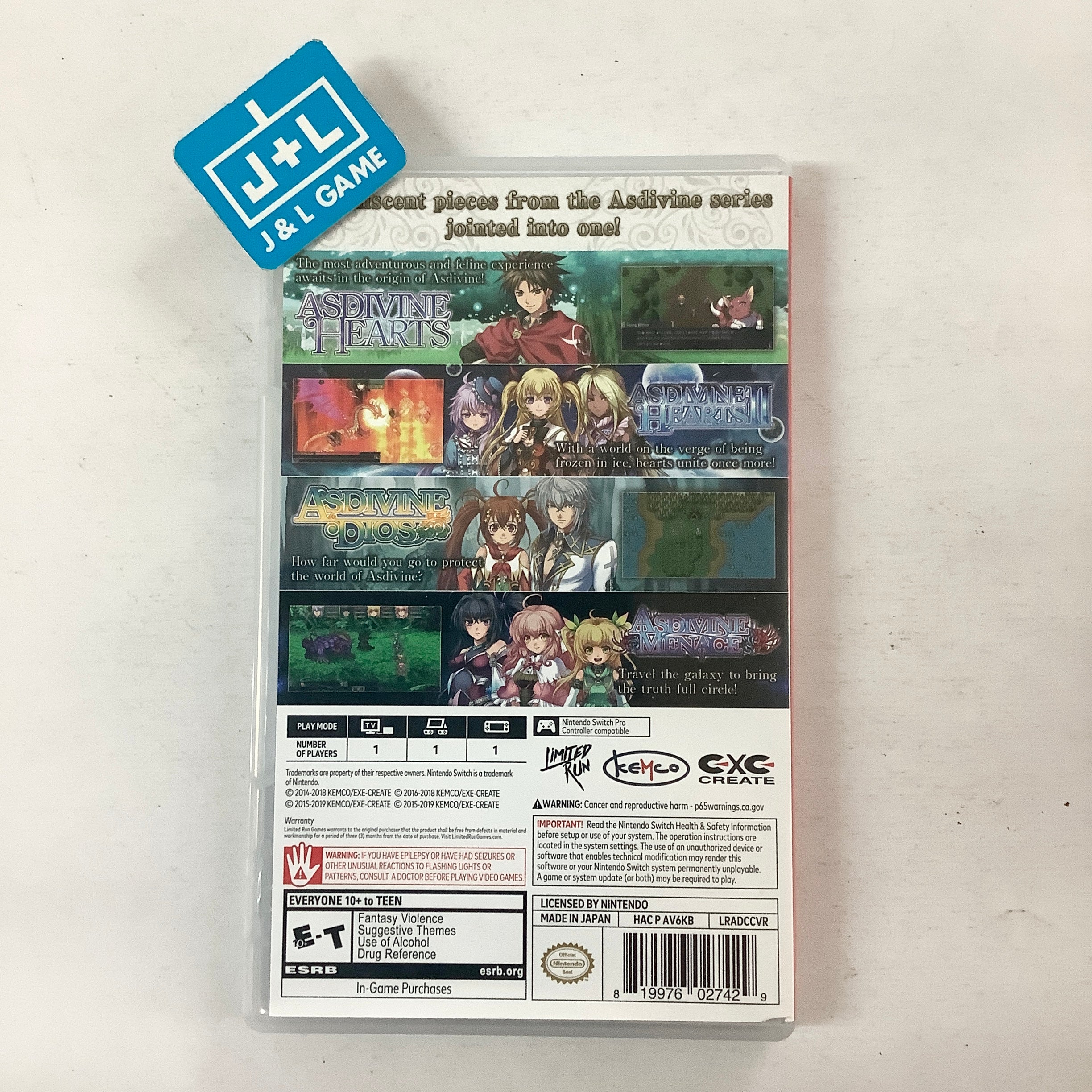 Asdivine Collection - (NSW) Nintendo Switch [Pre-Owned] Video Games Limited Run   