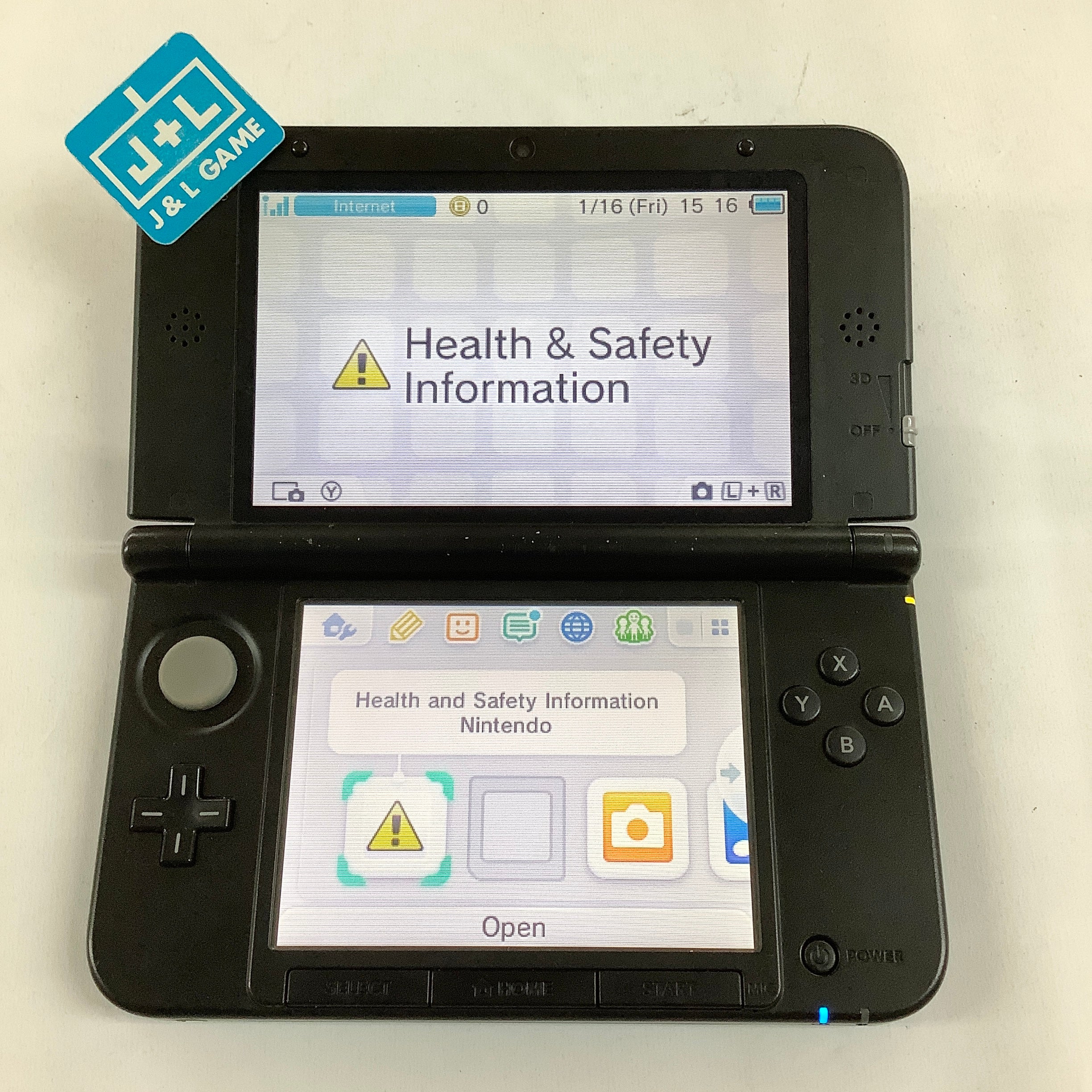 Nintendo 3DS XL Console (Blue/Black) - Nintendo 3DS (Pre-Owned) Consoles Nintendo