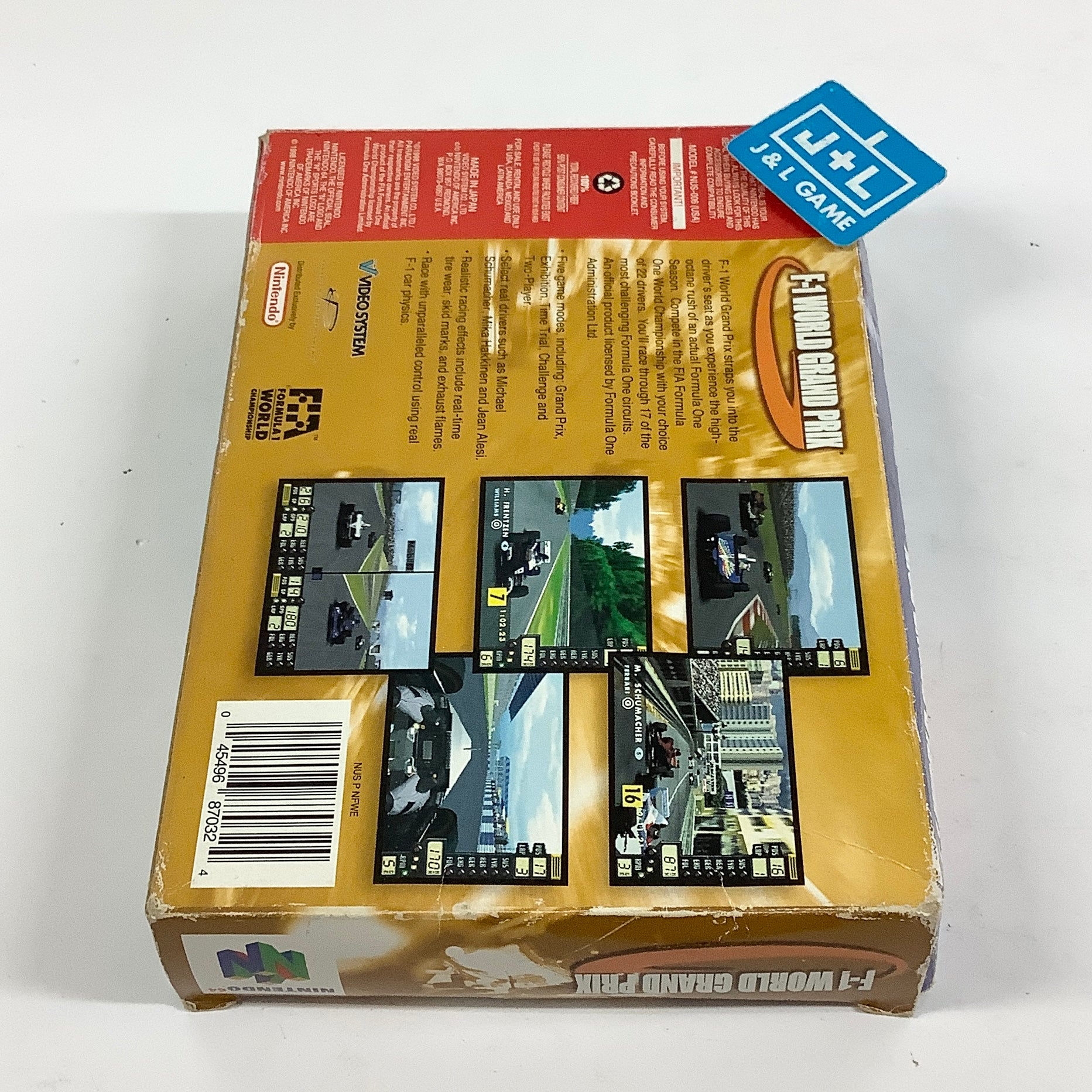 F-1 World Grand Prix - (N64) Nintendo 64 [Pre-Owned]