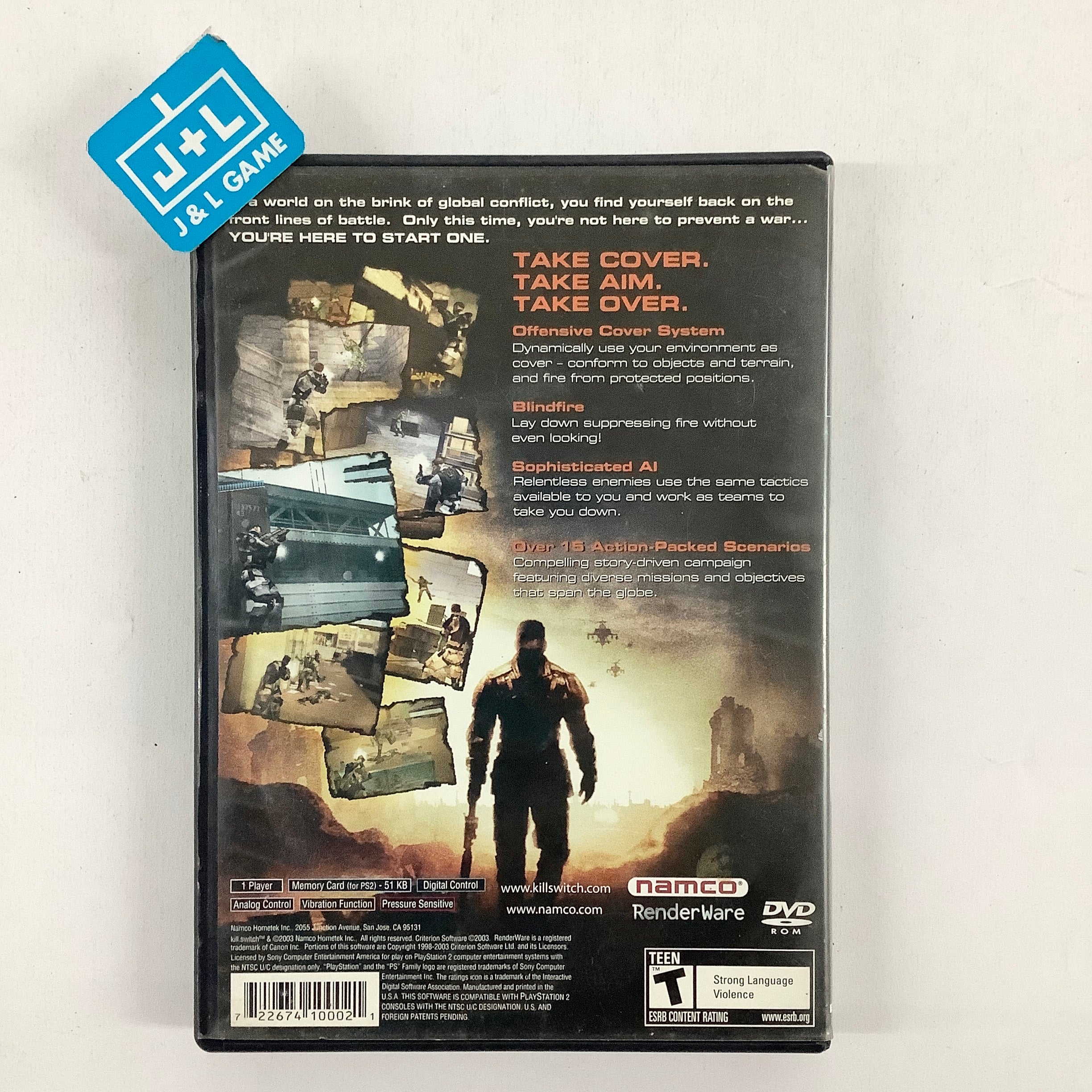 Kill.Switch - (PS2) PlayStation 2 [Pre-Owned] Video Games Namco