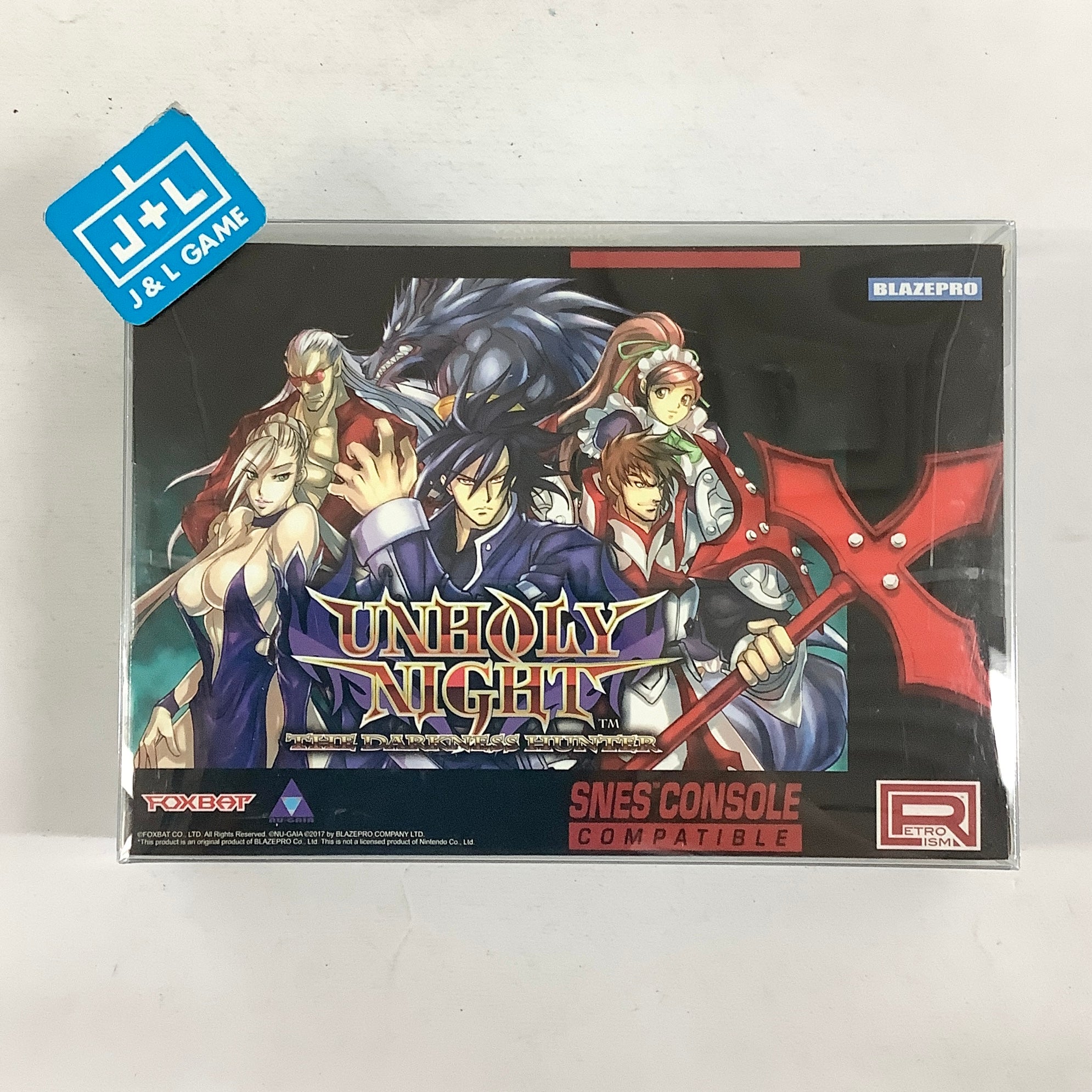 Retroism Unholy Night: The Darkness Hunter - (SNES) Super Nintendo Video Games Idea Factory