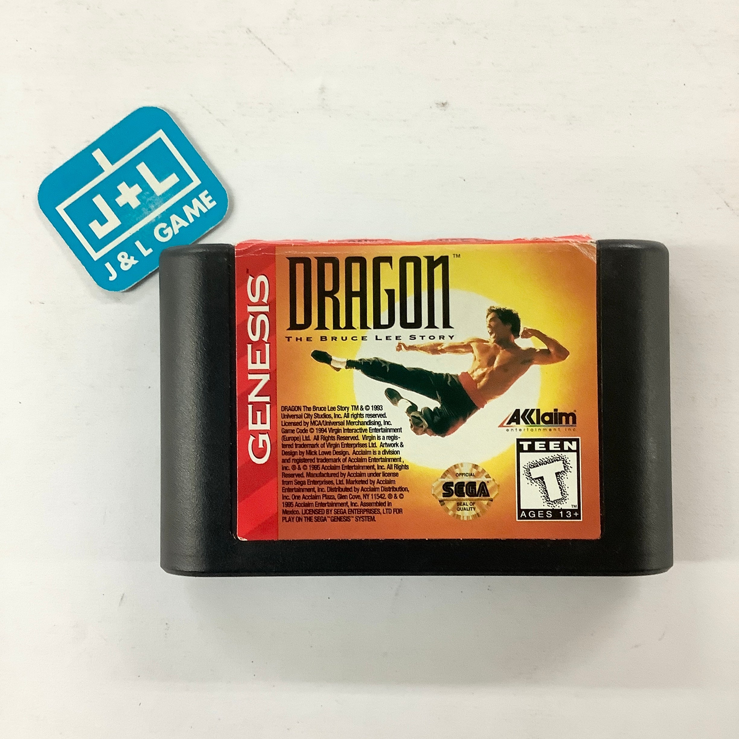 Dragon: The Bruce Lee Story - (SG) SEGA Genesis [Pre-Owned] Video Games Acclaim   