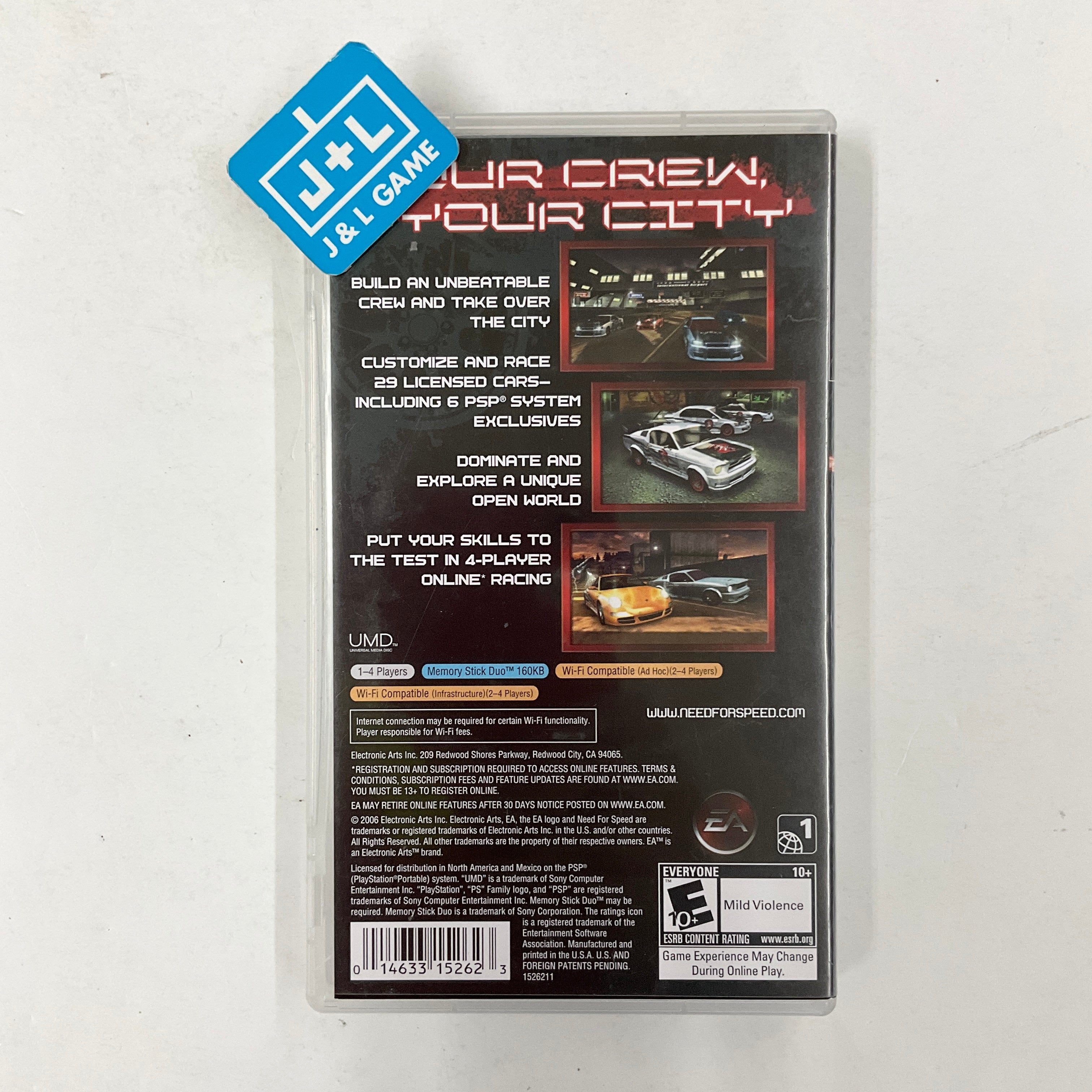 Need for Speed Carbon: Own the City - Sony PSP [Pre-Owned] Video Games EA Games   