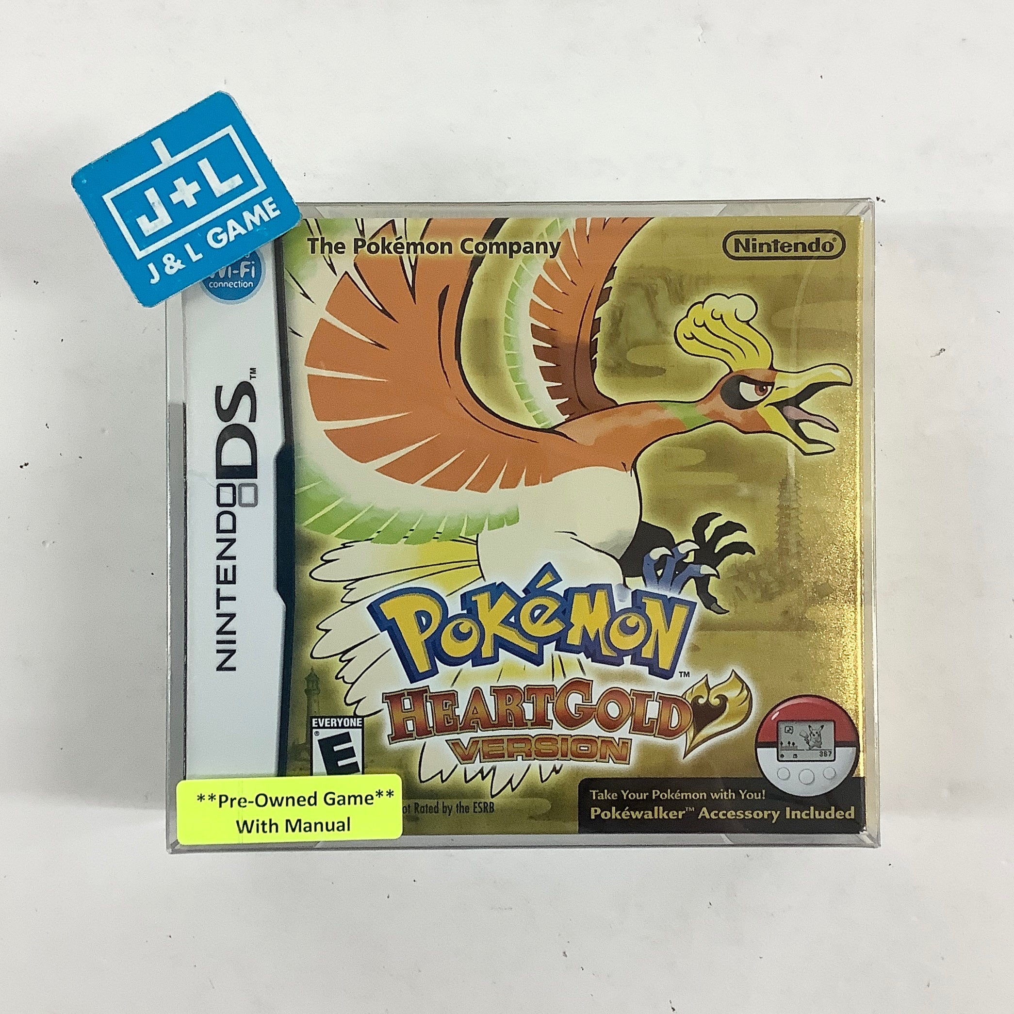 Pokemon HeartGold Version (w/ Pokewalker) - (NDS) Nintendo DS [Pre-Owned] Video Games Nintendo