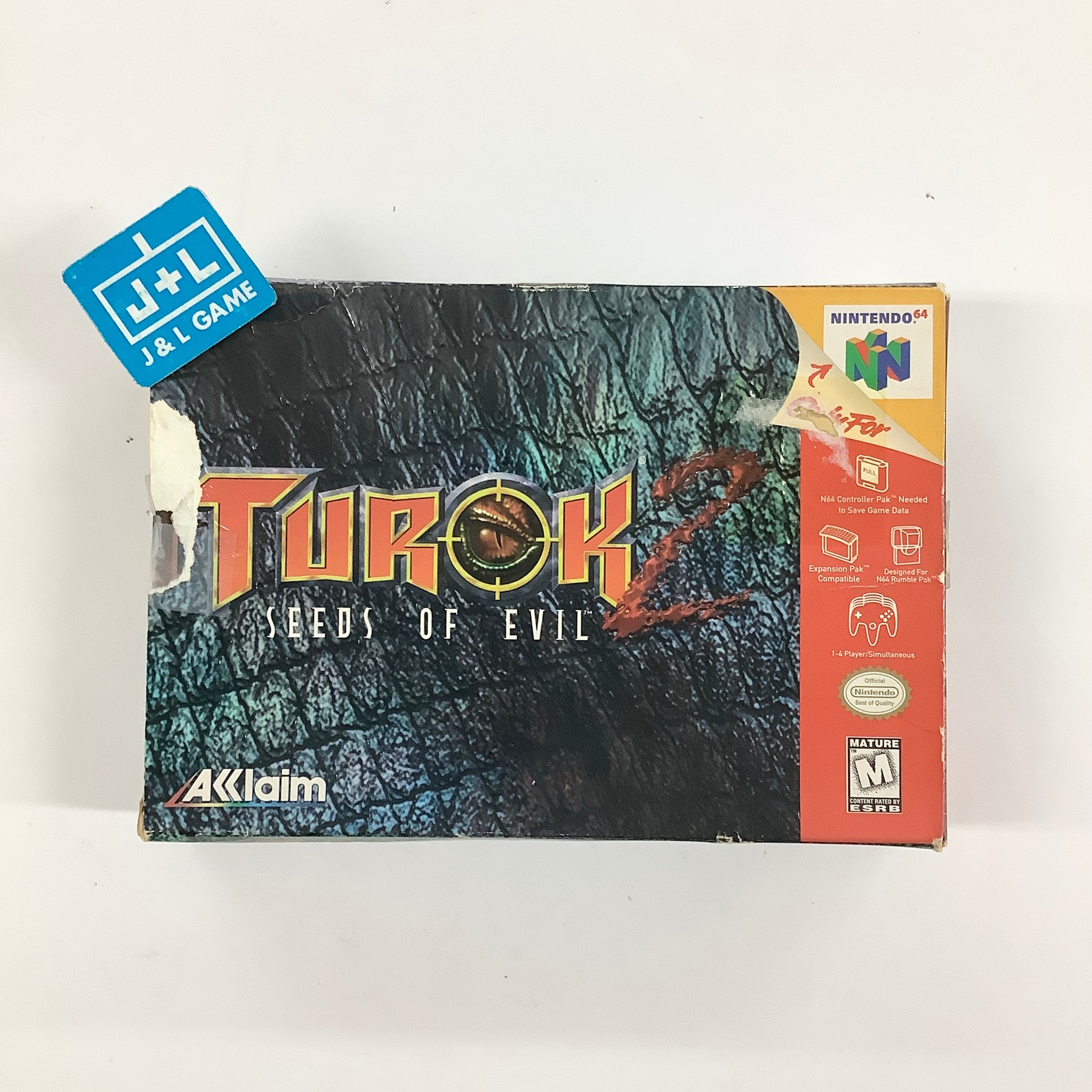 Turok 2: Seeds of Evil - (N64) Nintendo 64 [Pre-Owned] Video Games Acclaim