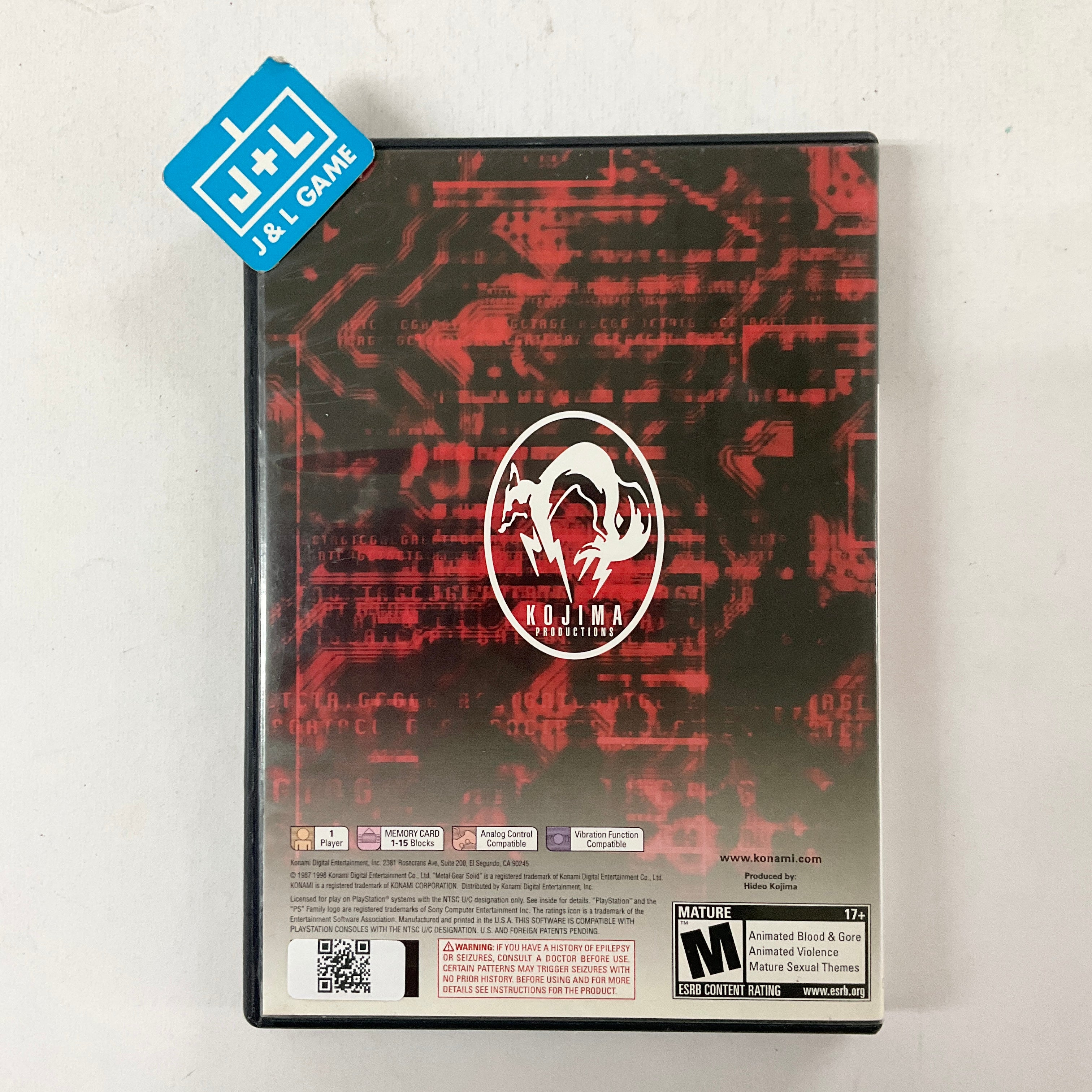 Metal Gear Solid Tactical Espionage Action - (PS1) PlayStation 1 [Pre-Owned] Video Games Konami
