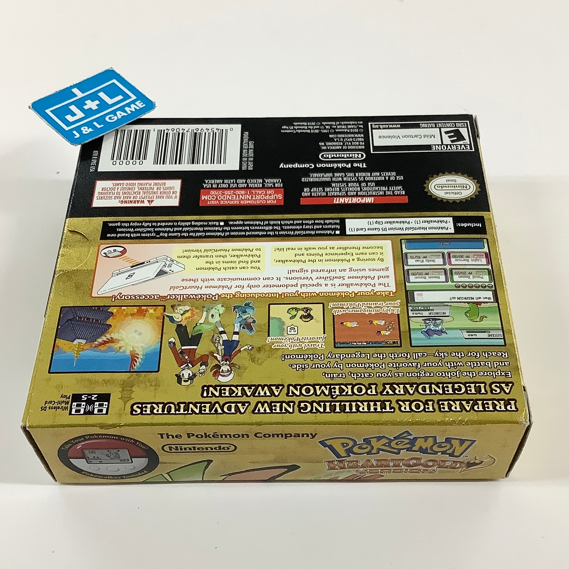 Pokemon HeartGold Version (w/ Pokewalker) - (NDS) Nintendo DS [Pre-Owned]