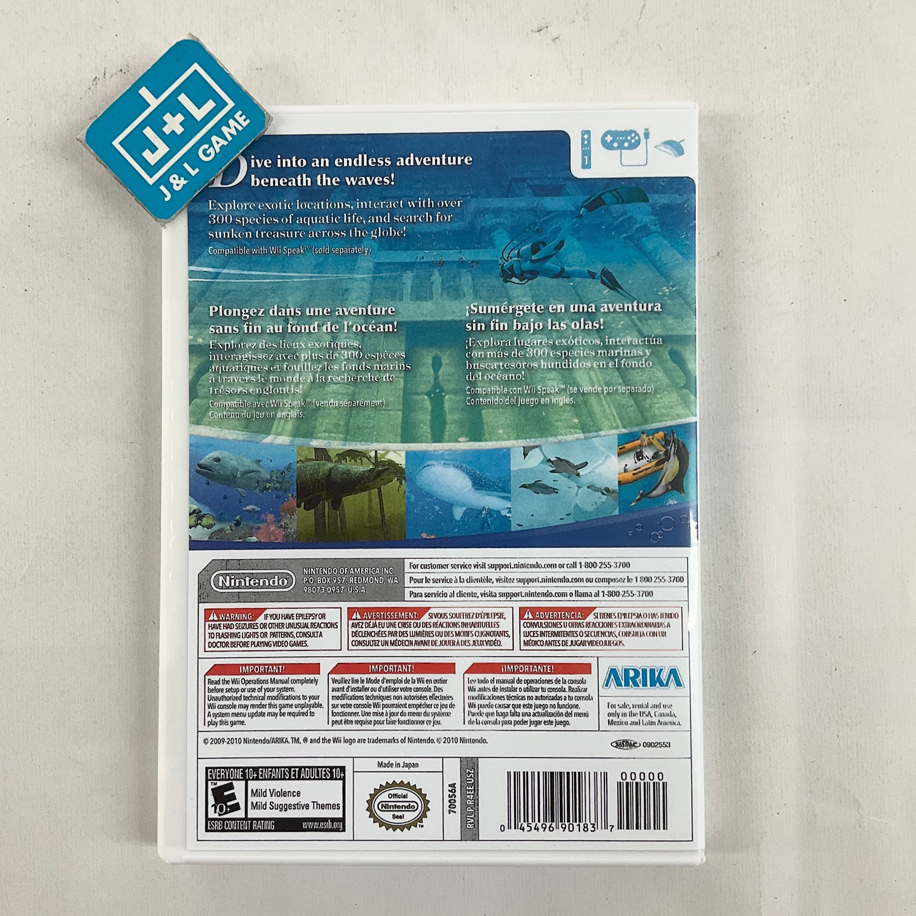 Endless Ocean: Blue World - Nintendo Wii [Pre-Owned] Video Games Nintendo