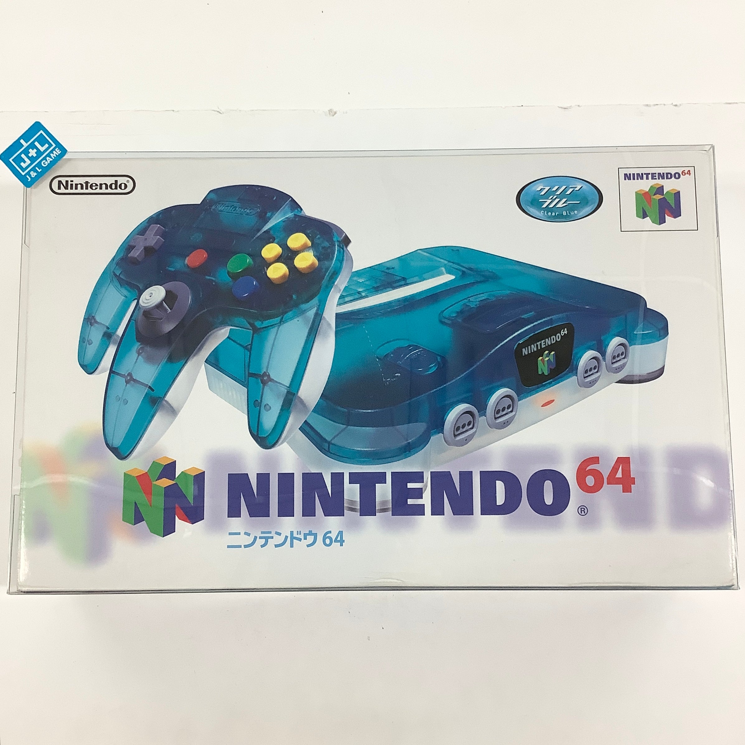 Nintendo 64 Hardware Console (Clear Blue) - (N64) Nintendo 64 [Pre-Owned] (Japanese Import) Consoles Nintendo