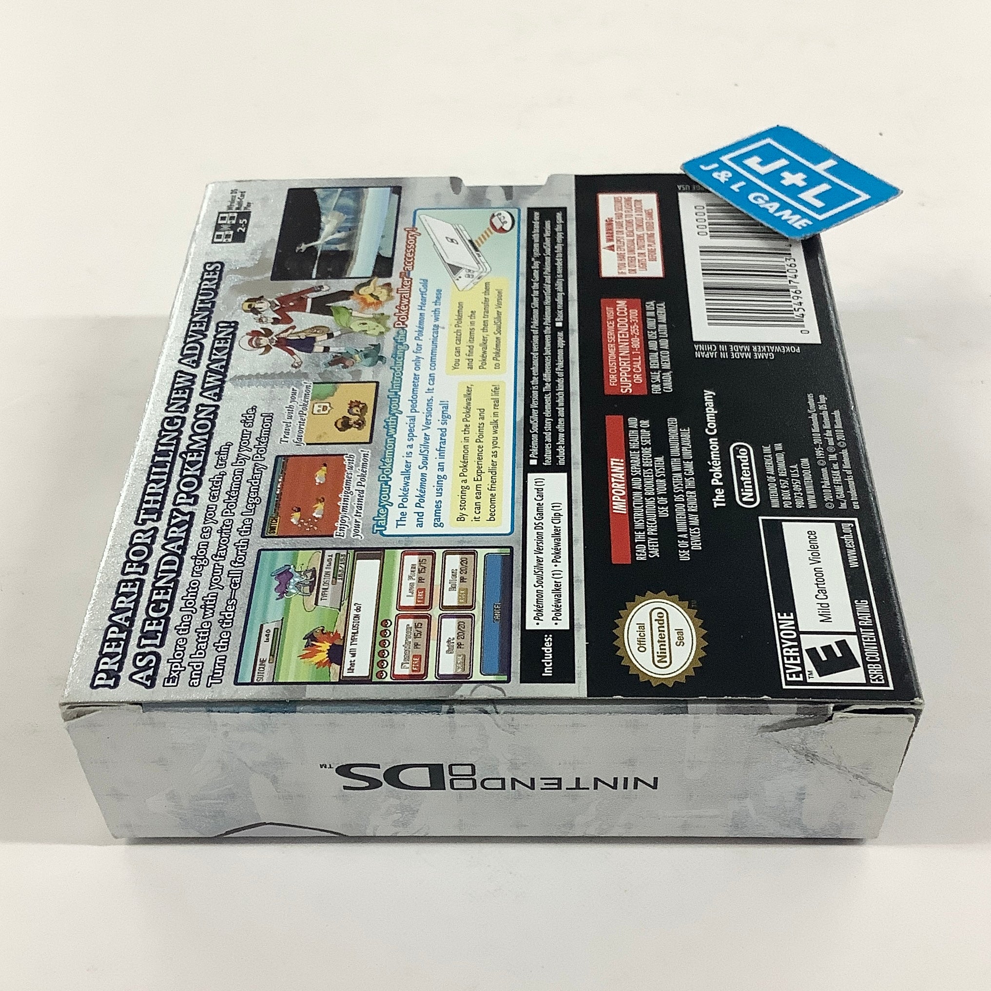 Pokemon SoulSilver Version (W/ Pokewalker)- (NDS) Nintendo DS [Pre-Owned] Video Games Nintendo
