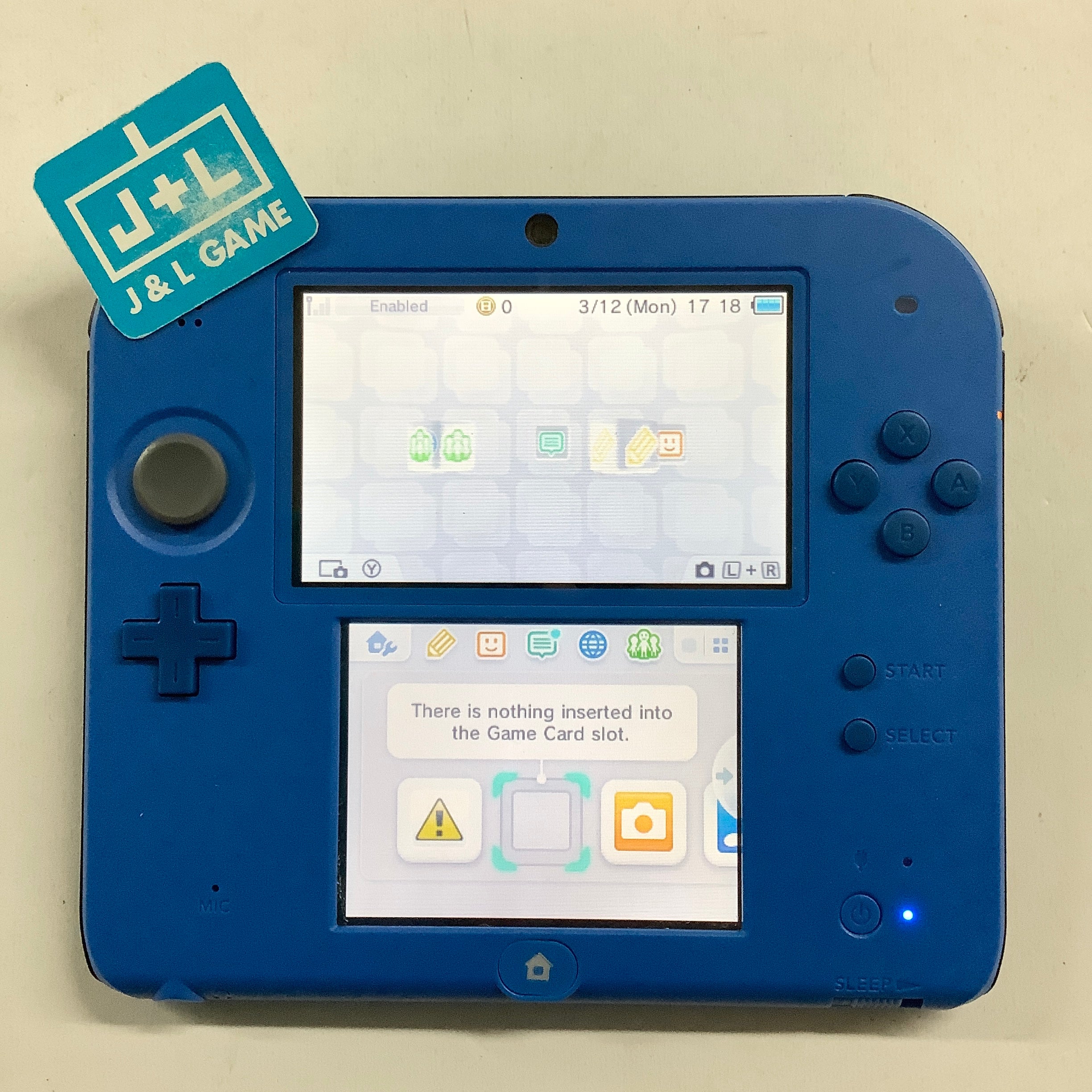 Nintendo 2DS Console -(Electric Blue) - Nintendo 3DS (Pre-Owned) Consoles Nintendo