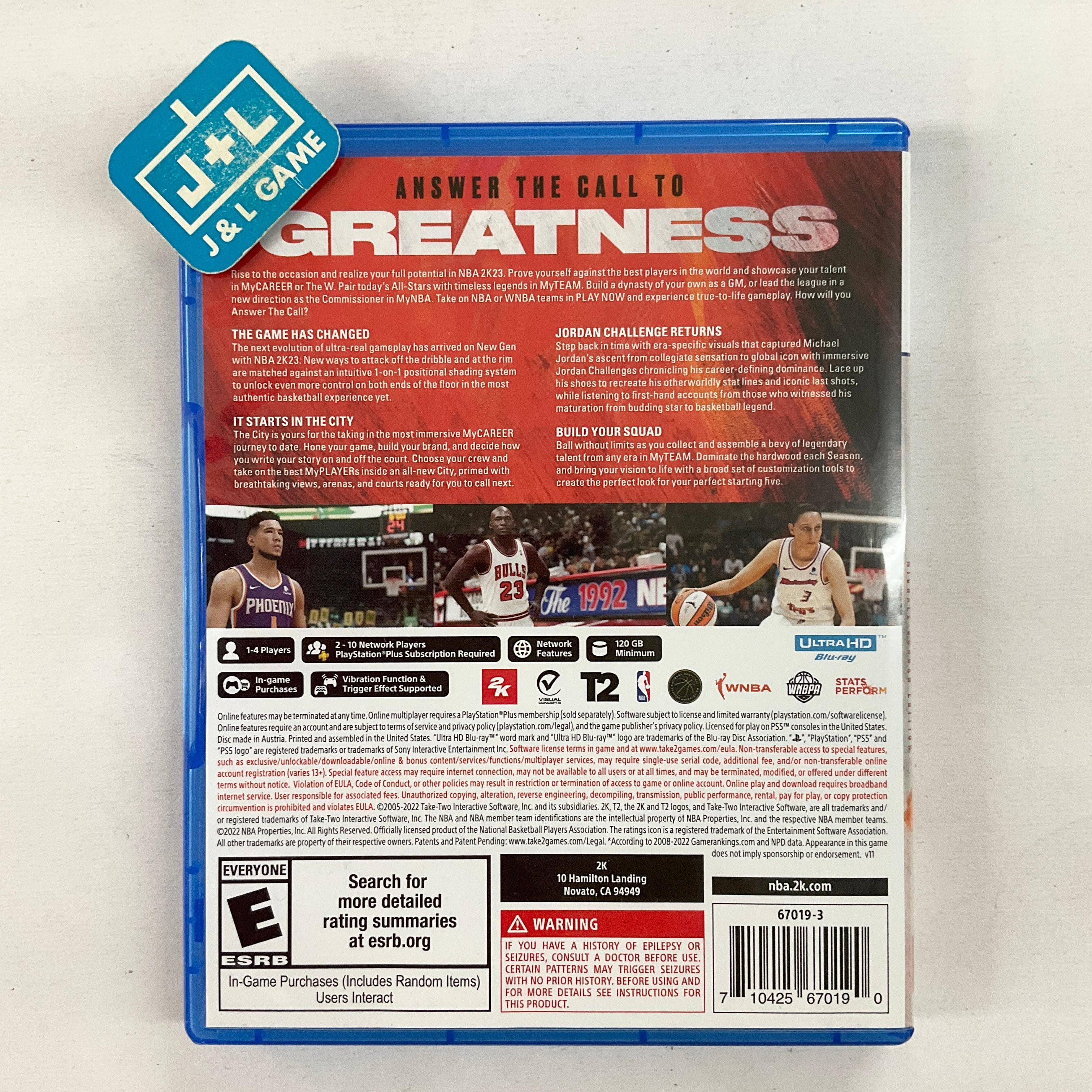 NBA 2K23 Michael Jordan Edition - (PS5) PlayStation 5 [Pre-Owned] Video Games 2K Games